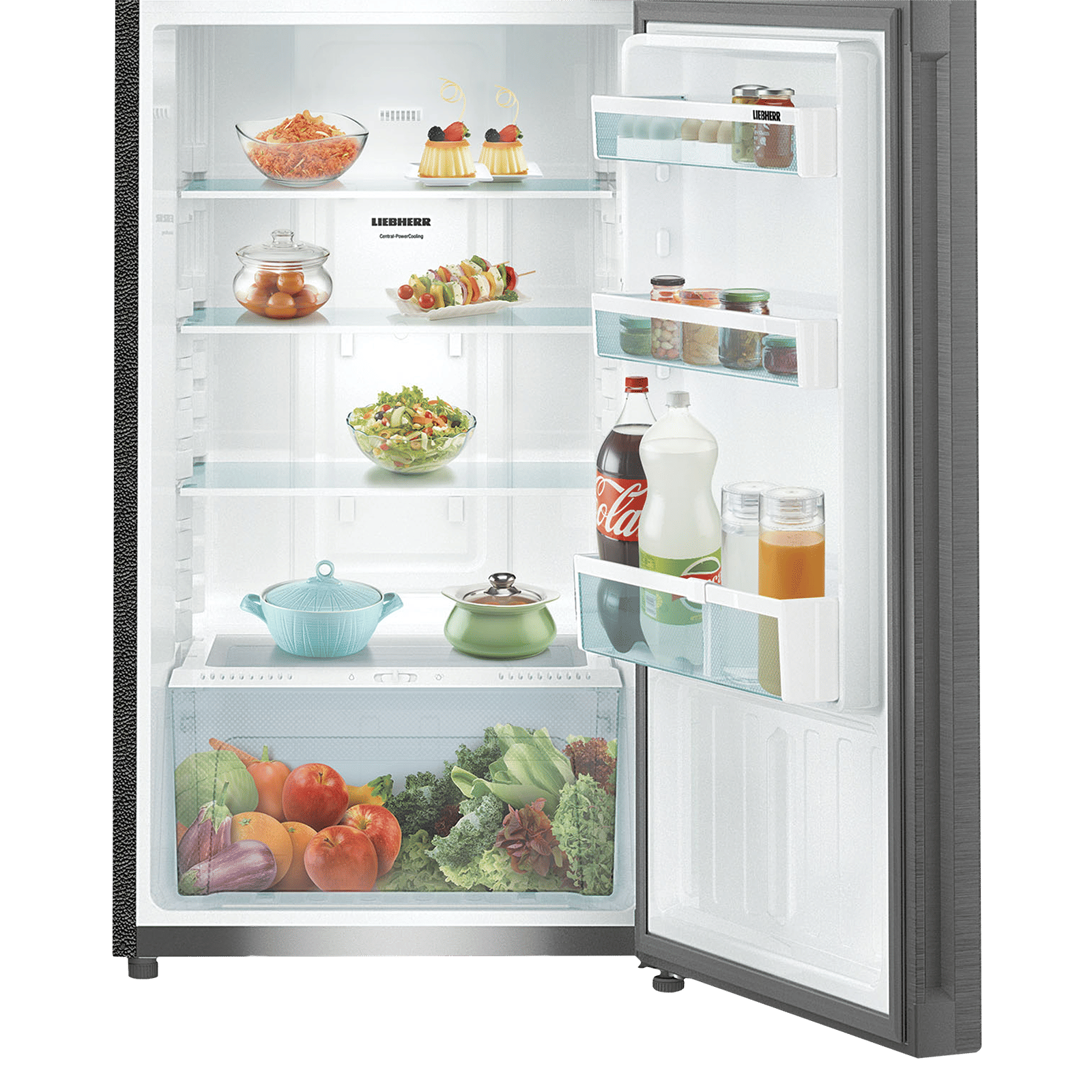 LIEBHERR 265 Litres 3 Star Frost Free Double Door Refrigerator with Forced Air Cooling (TCSL 2620 Comfort, Edelstahllook)_7
