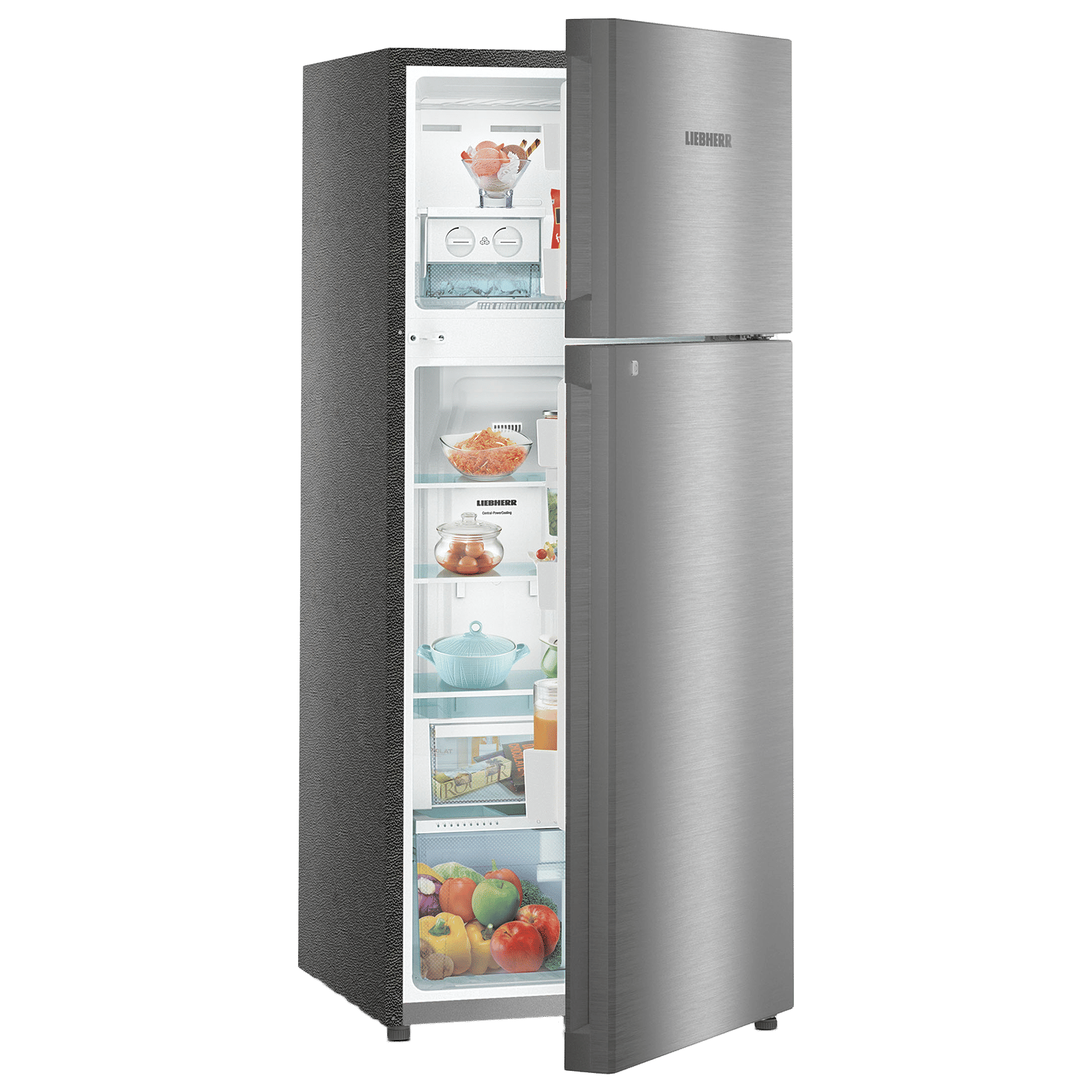 LIEBHERR 265 Litres 3 Star Frost Free Double Door Refrigerator with Central Power Cooling (TCSL 2640, Edelstahllook) LIEBHERR 265 Litres 3 Star Frost Free Double Door Refrigerator with Central Power Cooling (TCSL 2640, Edelstahllook)_12