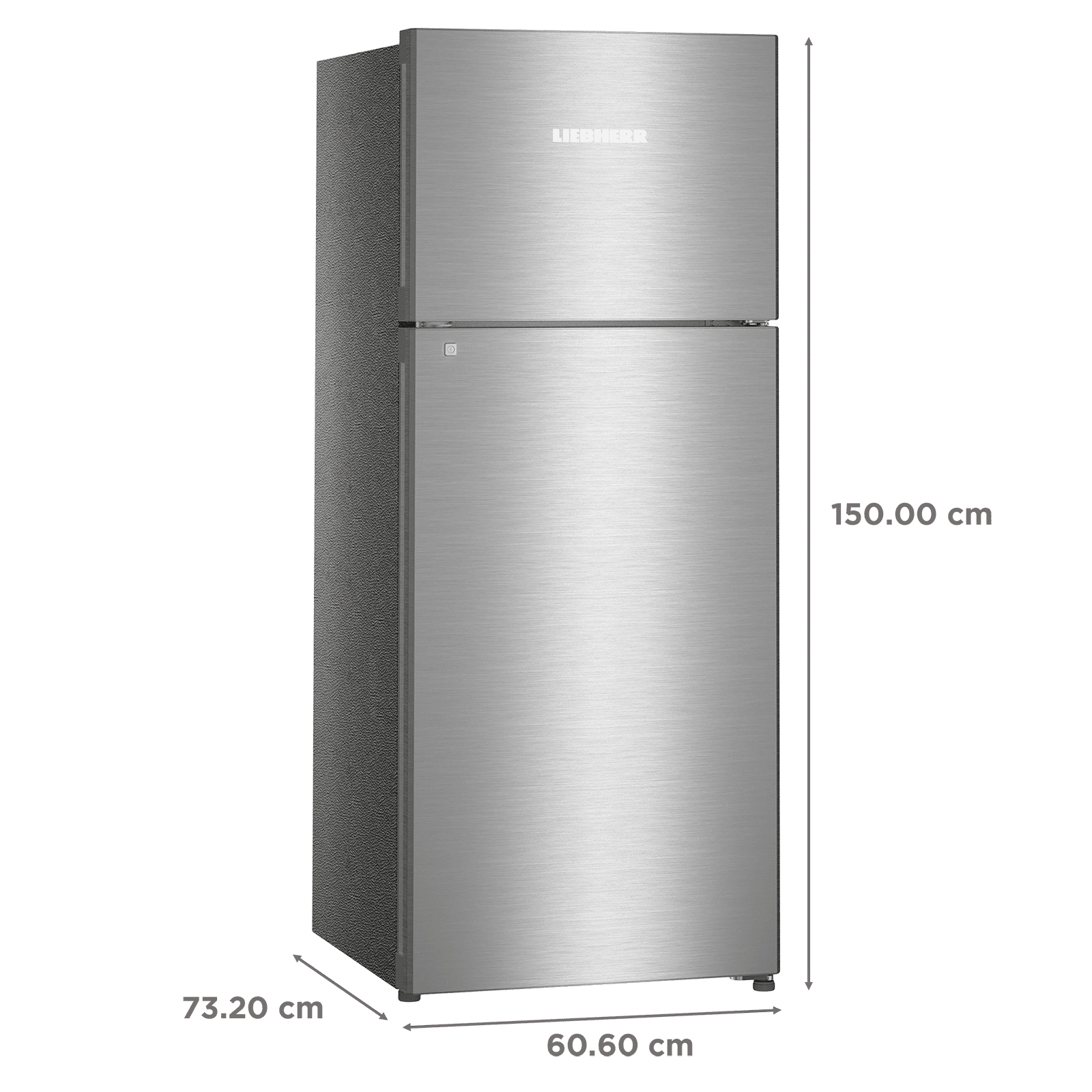 LIEBHERR 265 Litres 3 Star Frost Free Double Door Refrigerator with Central Power Cooling (TCSL 2640, Edelstahllook) LIEBHERR 265 Litres 3 Star Frost Free Double Door Refrigerator with Central Power Cooling (TCSL 2640, Edelstahllook)_3