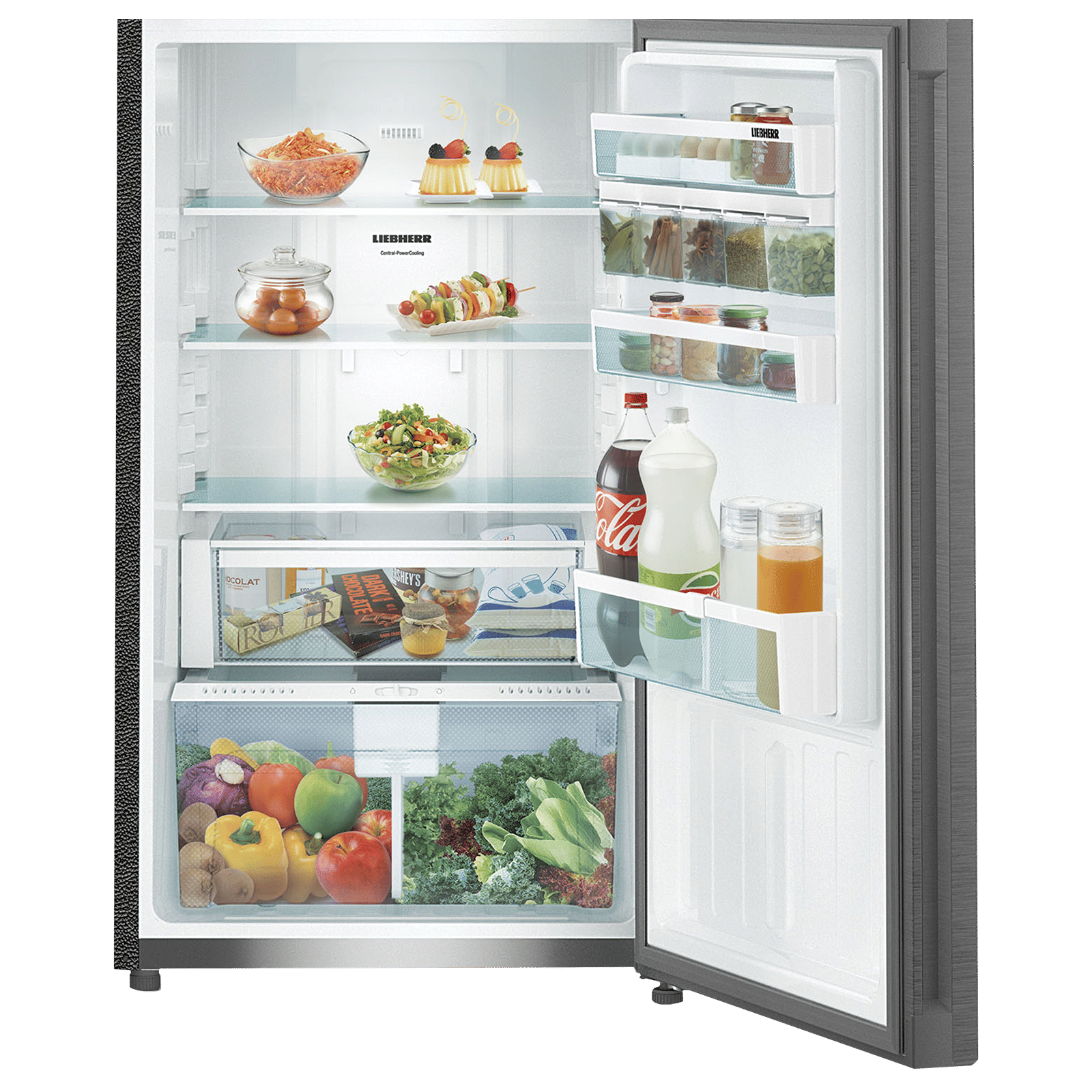 LIEBHERR 265 Litres 3 Star Frost Free Double Door Refrigerator with Central Power Cooling (TCSL 2640, Edelstahllook) LIEBHERR 265 Litres 3 Star Frost Free Double Door Refrigerator with Central Power Cooling (TCSL 2640, Edelstahllook)_6