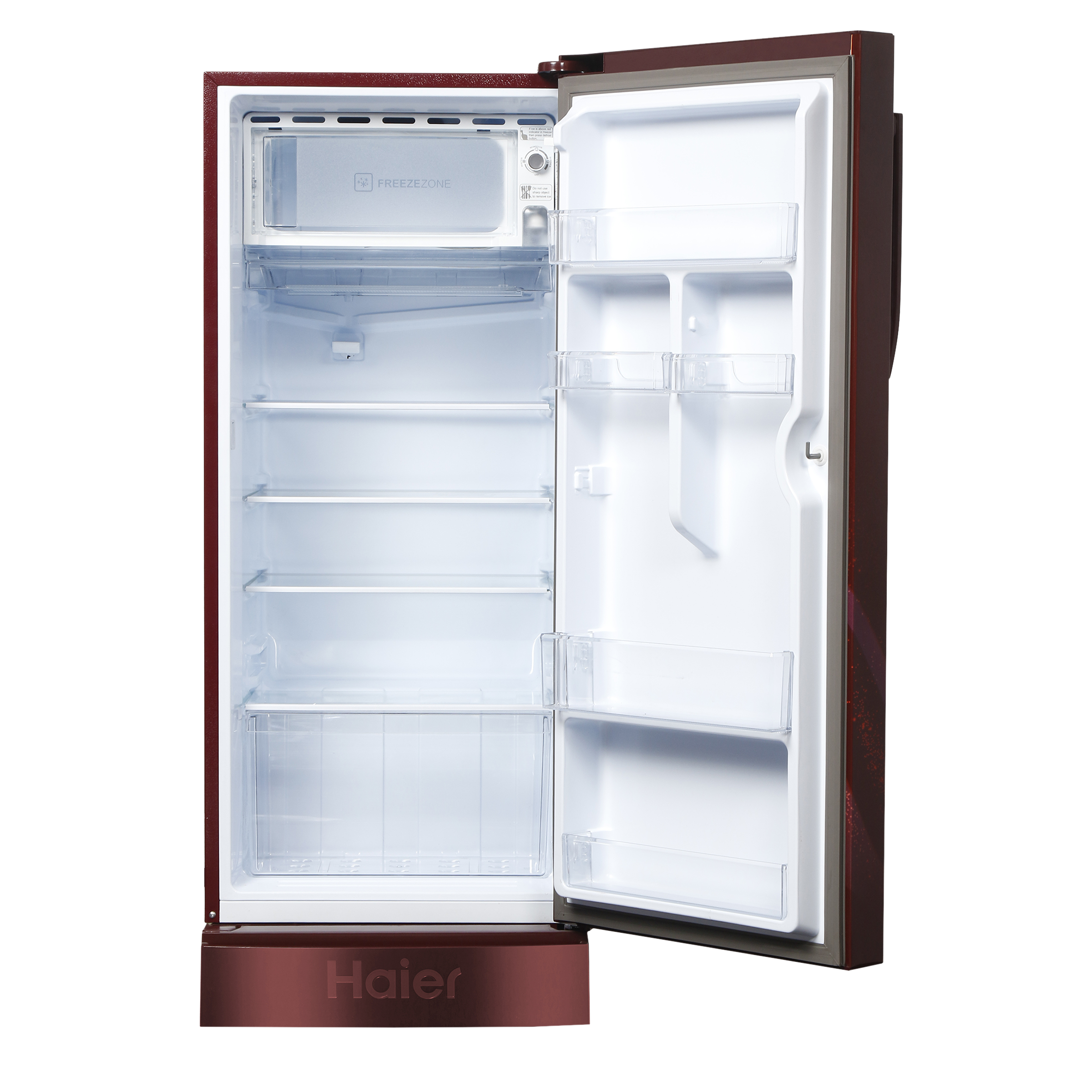 Haier 195 Litres 3 Star Direct Cool Single Door Refrigerator with Multi Air Flow System (HRD-1953CPRA-E, Red Arum) Haier 195 Litres 3 Star Direct Cool Single Door Refrigerator with Multi Air Flow System (HRD-1953CPRA-E, Red Arum)_6