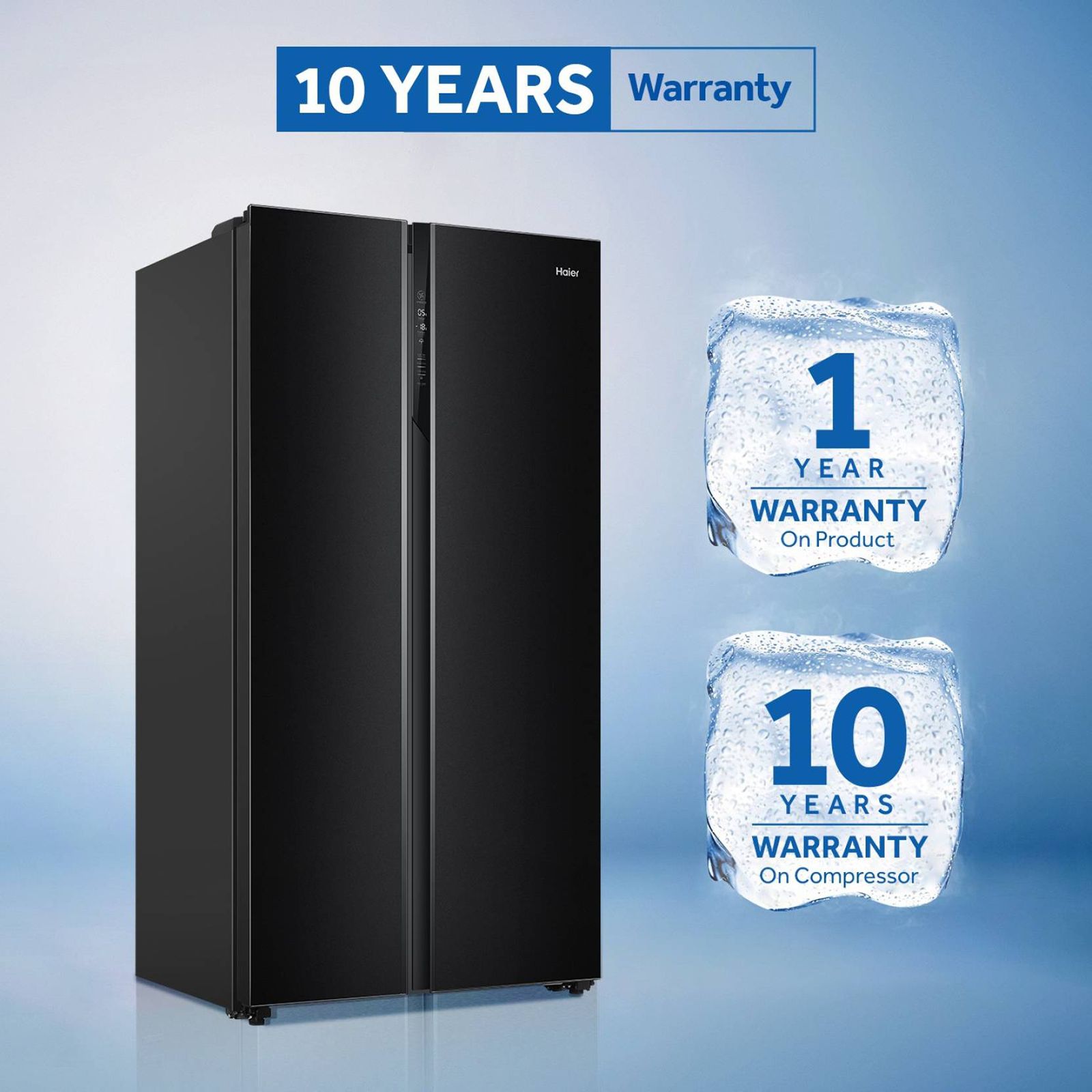 Haier 630 Litres Frost Free Side by Side Refrigerator with Magic Cooling Technology (HRS-682KG, Black Glass)_11