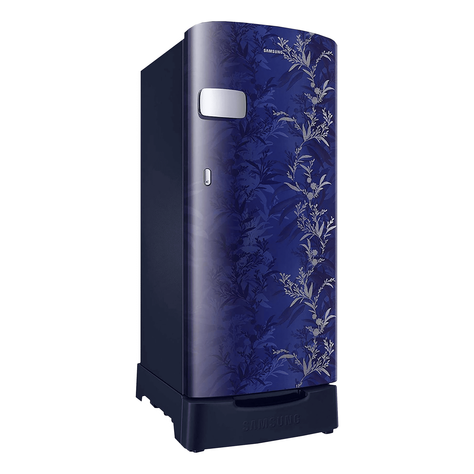 SAMSUNG Stylish Crown 192 Litres 2 Star Direct Cool Single Door Refrigerator with Base Stand Drawer (RR19A2Z2B6U/NL, Mystic Overlay Blue) SAMSUNG Stylish Crown 192 Litres 2 Star Direct Cool Single Door Refrigerator with Base Stand Drawer (RR19A2Z2B6U/NL, Mystic Overlay Blue)_2