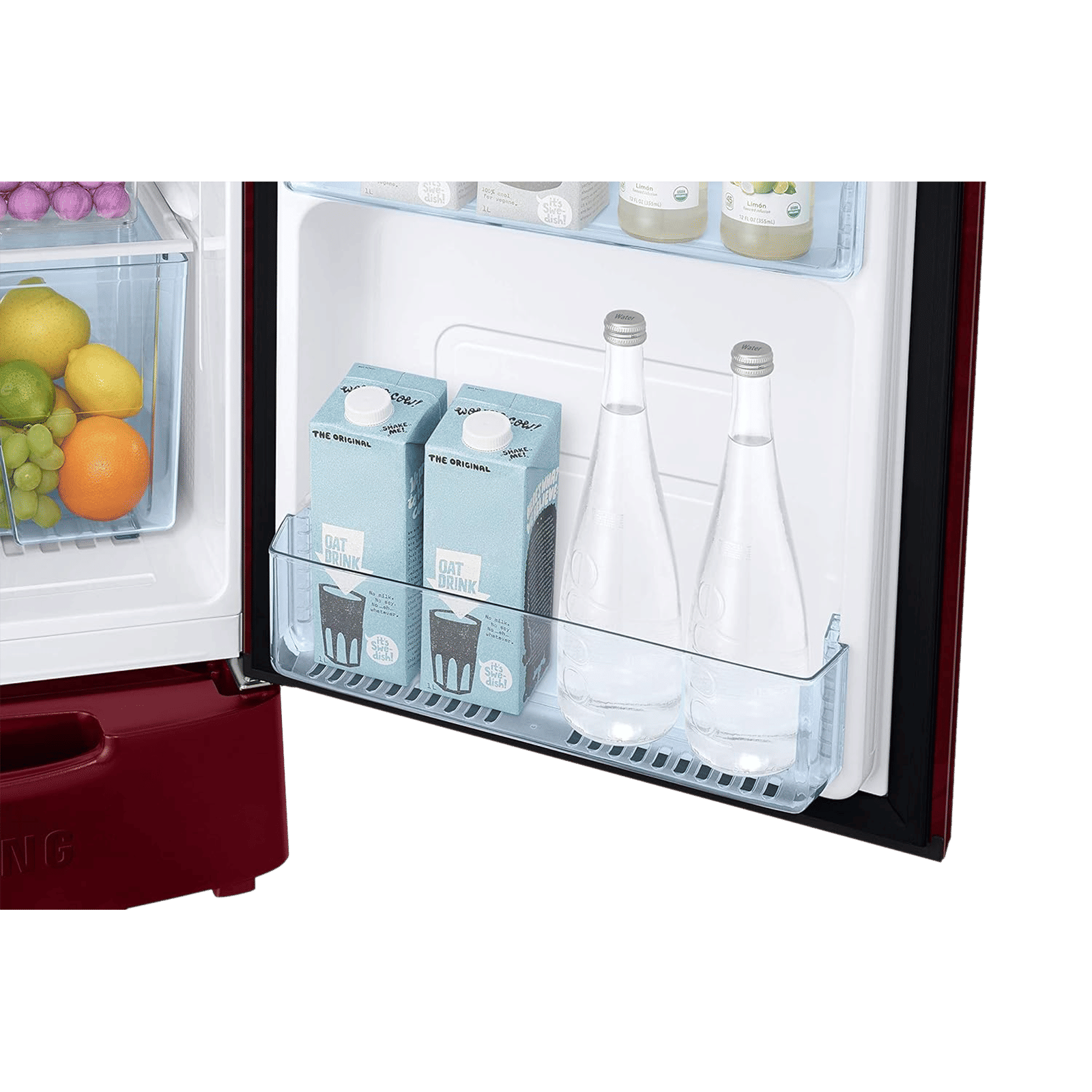 SAMSUNG Stylish Crown 192 Litres 2 Star Direct Cool Single Door Refrigerator with Base Stand Drawer (RR19A2Z2B6R/NL, Mystic Overlay Red) SAMSUNG Stylish Crown 192 Litres 2 Star Direct Cool Single Door Refrigerator with Base Stand Drawer (RR19A2Z2B6R/NL, Mystic Overlay Red)_10