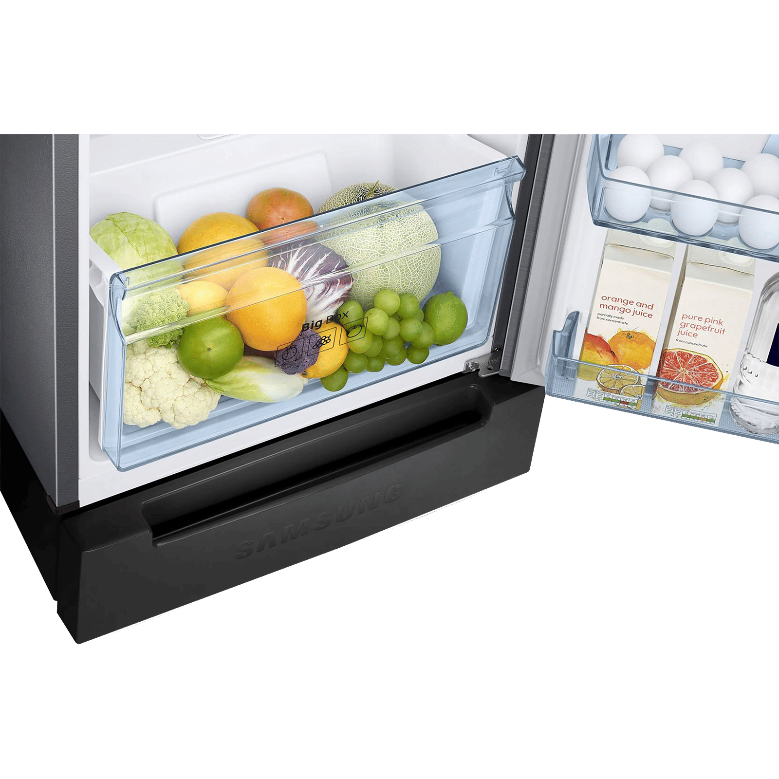 SAMSUNG 253 Litres 2 Star Frost Free Double Door Refrigerator with Base Stand Drawer (RT28T3122S8/HL, Elegant Inox) SAMSUNG 253 Litres 2 Star Frost Free Double Door Refrigerator with Base Stand Drawer (RT28T3122S8/HL, Elegant Inox)_10