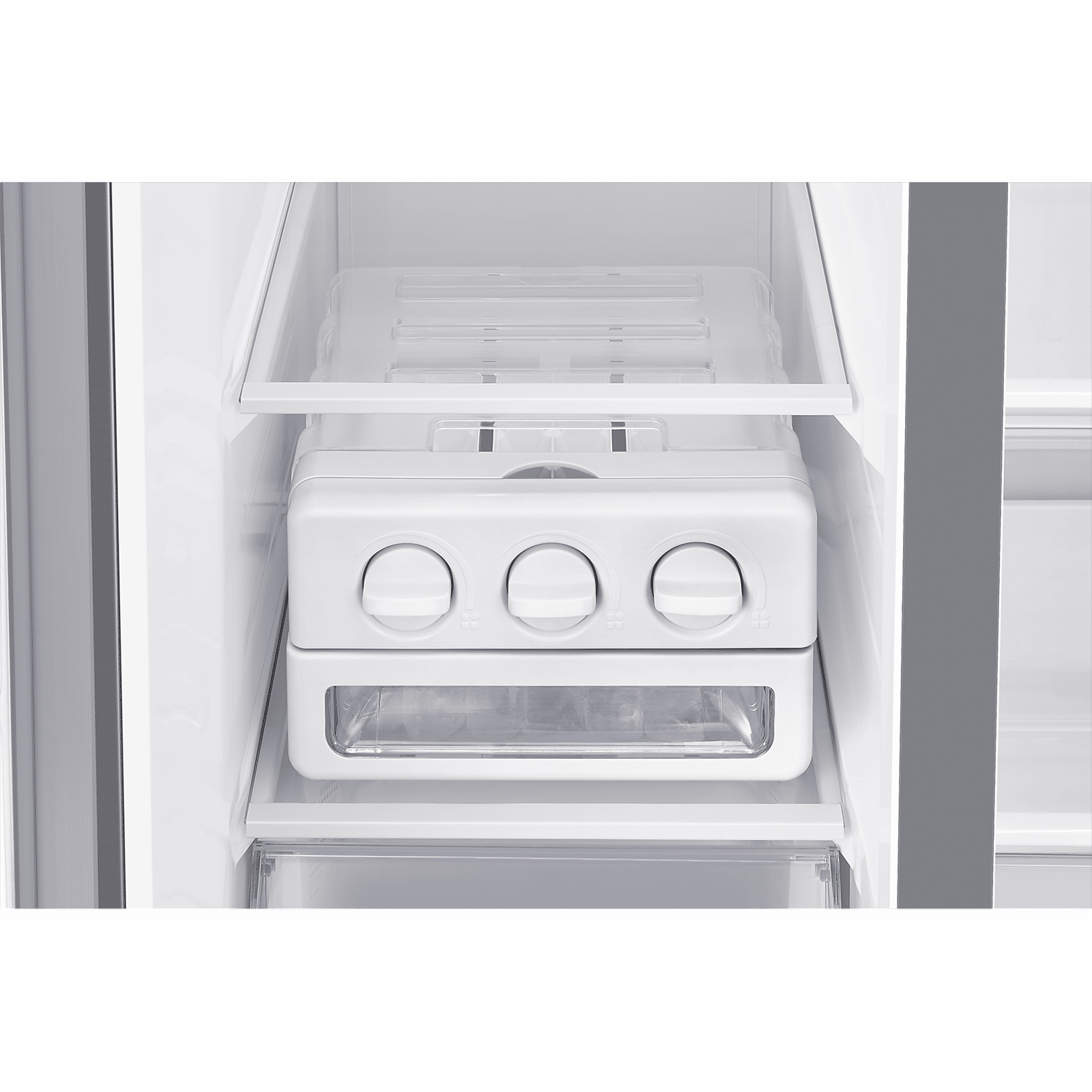 SAMSUNG 681 Litres Frost Free Side by Side Smart Wifi Enabled Refrigerator with Family Hub (RS72A5F11SL/TL, Ez Clean Steel)_10