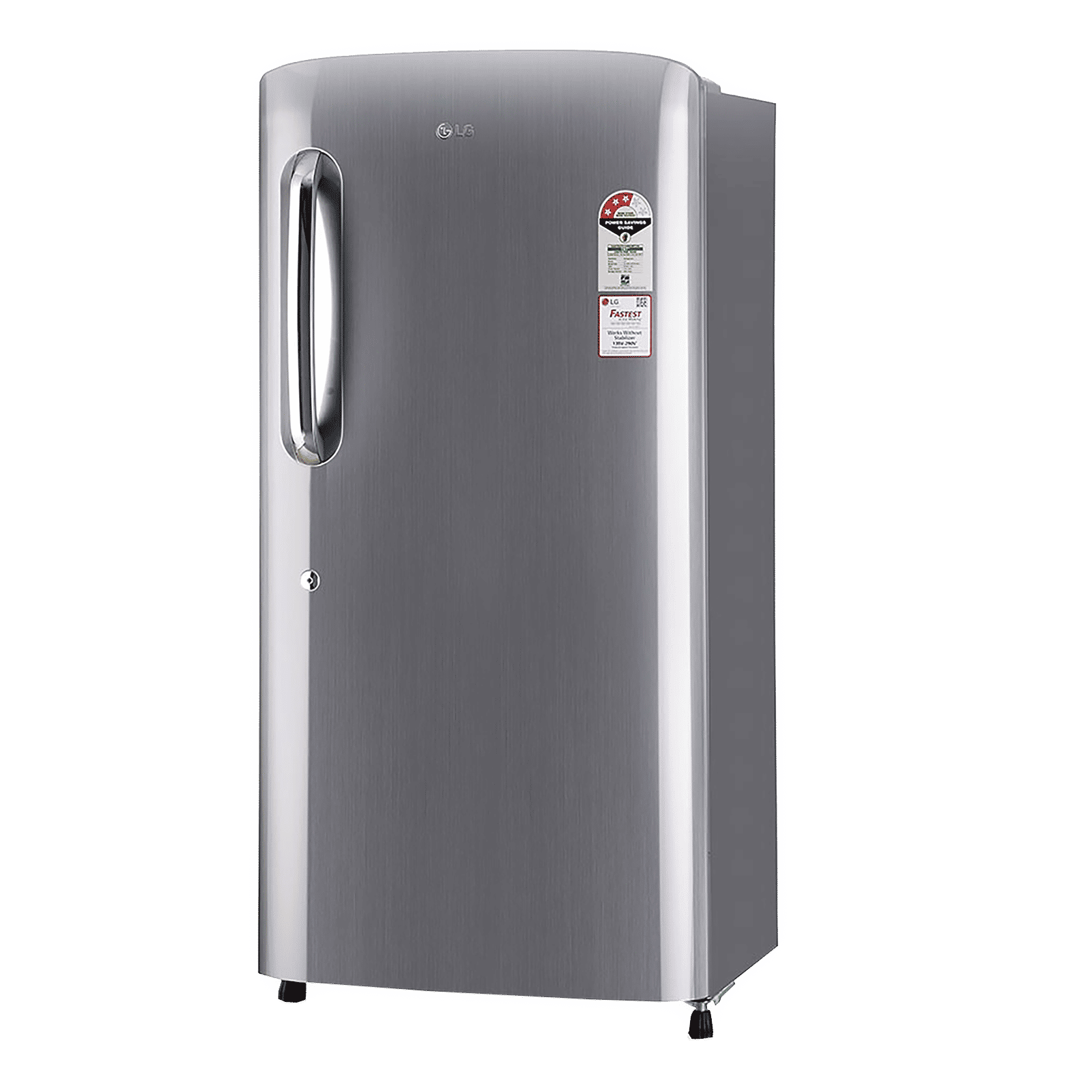 LG 215 Litres 3 Star Direct Cool Single Door Refrigerator with Stabilizer Free Operation (GL-B221APZD, Shiny Steel) LG 215 Litres 3 Star Direct Cool Single Door Refrigerator with Stabilizer Free Operation (GL-B221APZD, Shiny Steel)_4
