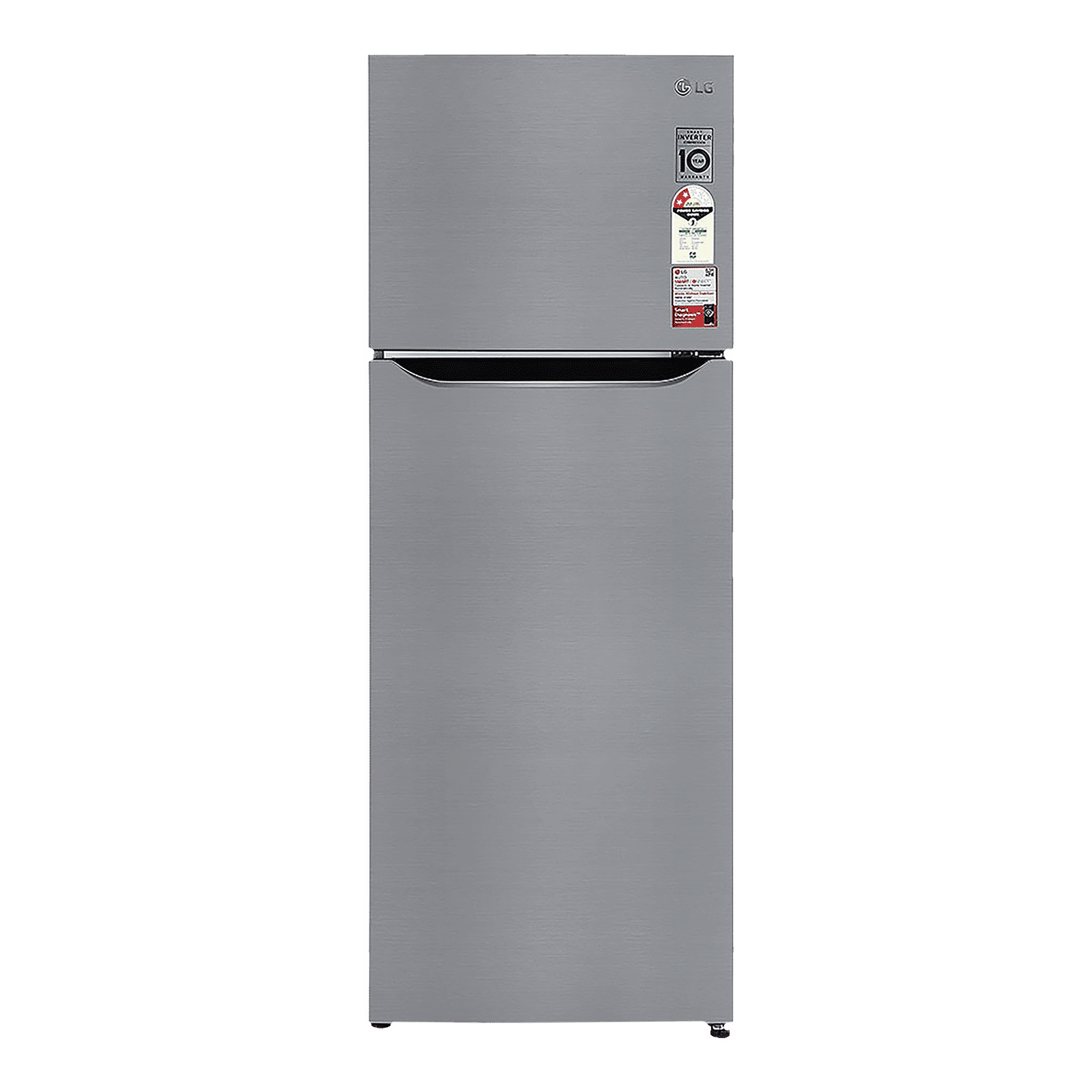 LG 264 Litres 2 Star Frost Free Double Door Convertible Refrigerator with Multi Air Flow System (GL-S302SPZY, Shiny Steel) LG 264 Litres 2 Star Frost Free Double Door Convertible Refrigerator with Multi Air Flow System (GL-S302SPZY, Shiny Steel)_1