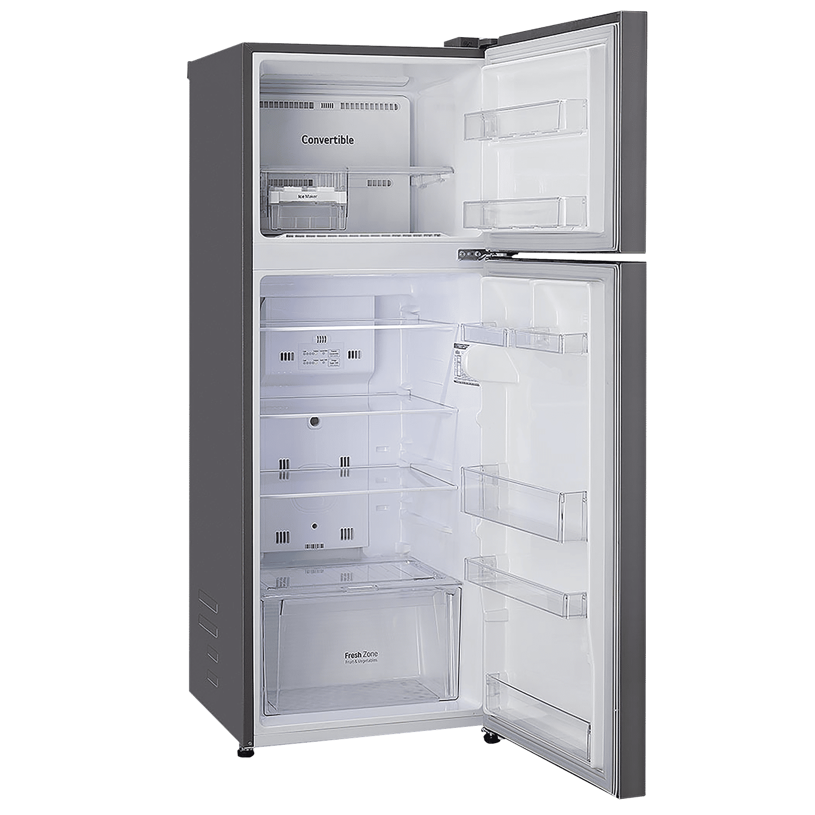 LG 264 Litres 2 Star Frost Free Double Door Convertible Refrigerator with Multi Air Flow System (GL-S302SPZY, Shiny Steel) LG 264 Litres 2 Star Frost Free Double Door Convertible Refrigerator with Multi Air Flow System (GL-S302SPZY, Shiny Steel)_14