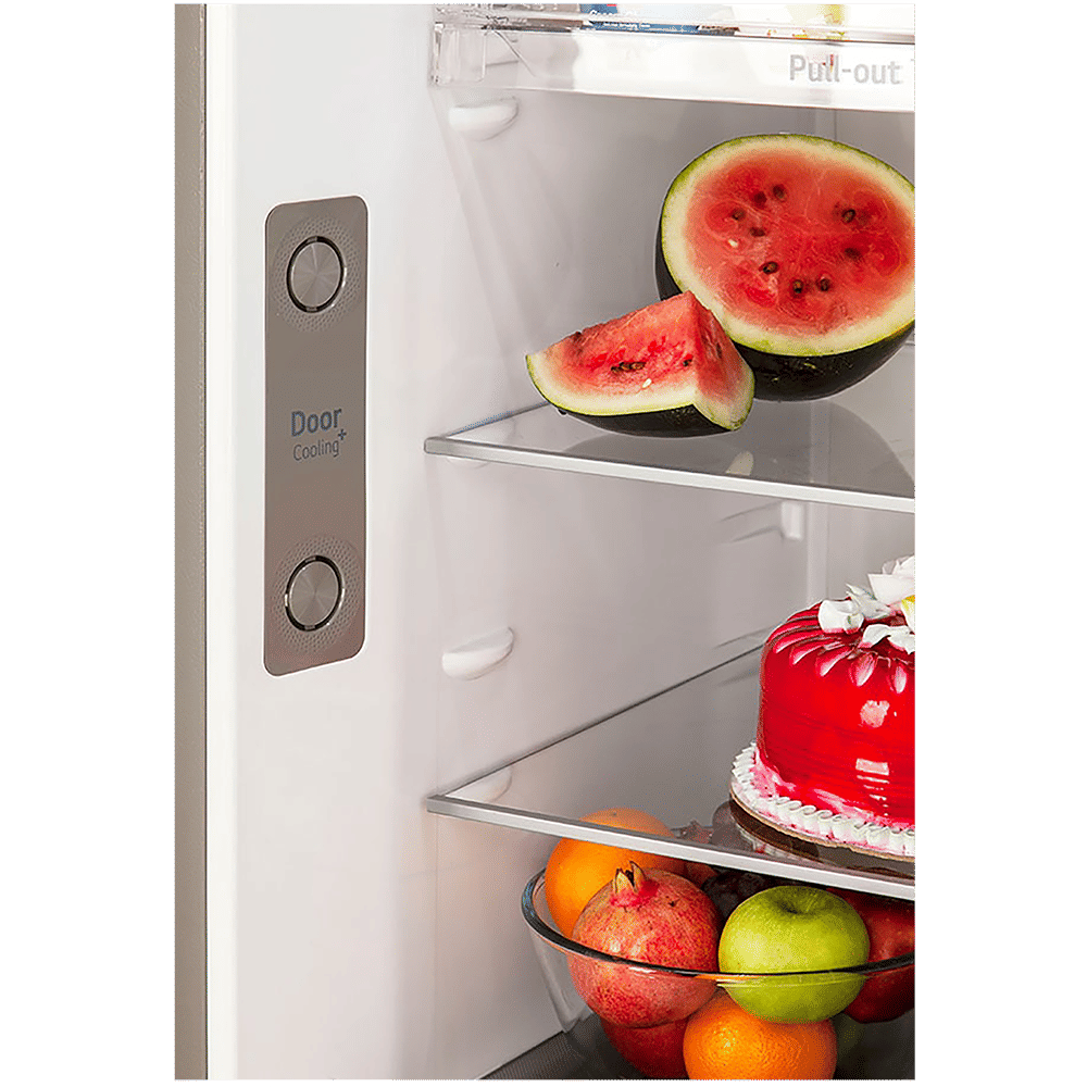 LG 360 Litres 3 Star Frost Free Double Door Smart Wi-Fi Enabled Refrigerator with Smart Diagnosis (GL-T382VPZX, Shiny Steel)_9