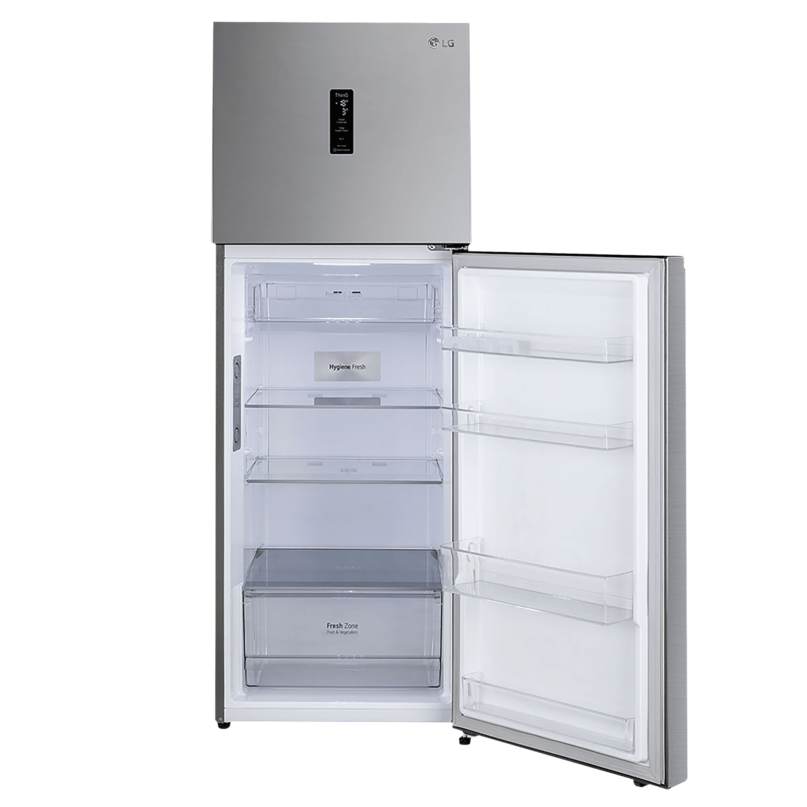 LG 360 Litres 3 Star Frost Free Double Door Smart Wi-Fi Enabled Refrigerator with Smart Diagnosis (GL-T382VPZX, Shiny Steel)_14
