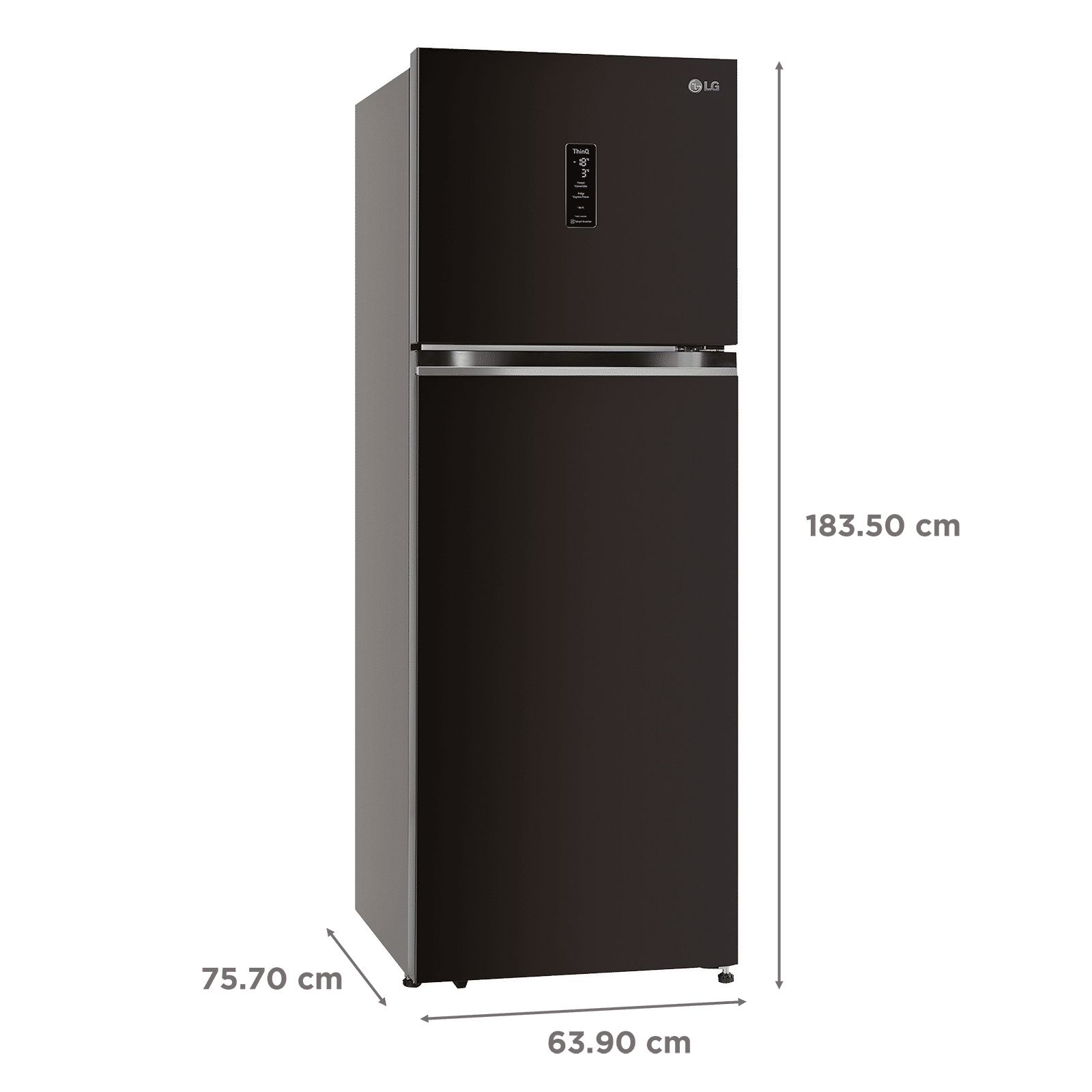 LG 360 Litres 3 Star Frost Free Double Door Convertible Refrigerator with Multi Air Flow System (GL-T382VRSX, Russet Sheen) LG 360 Litres 3 Star Frost Free Double Door Convertible Refrigerator with Multi Air Flow System (GL-T382VRSX, Russet Sheen)_3