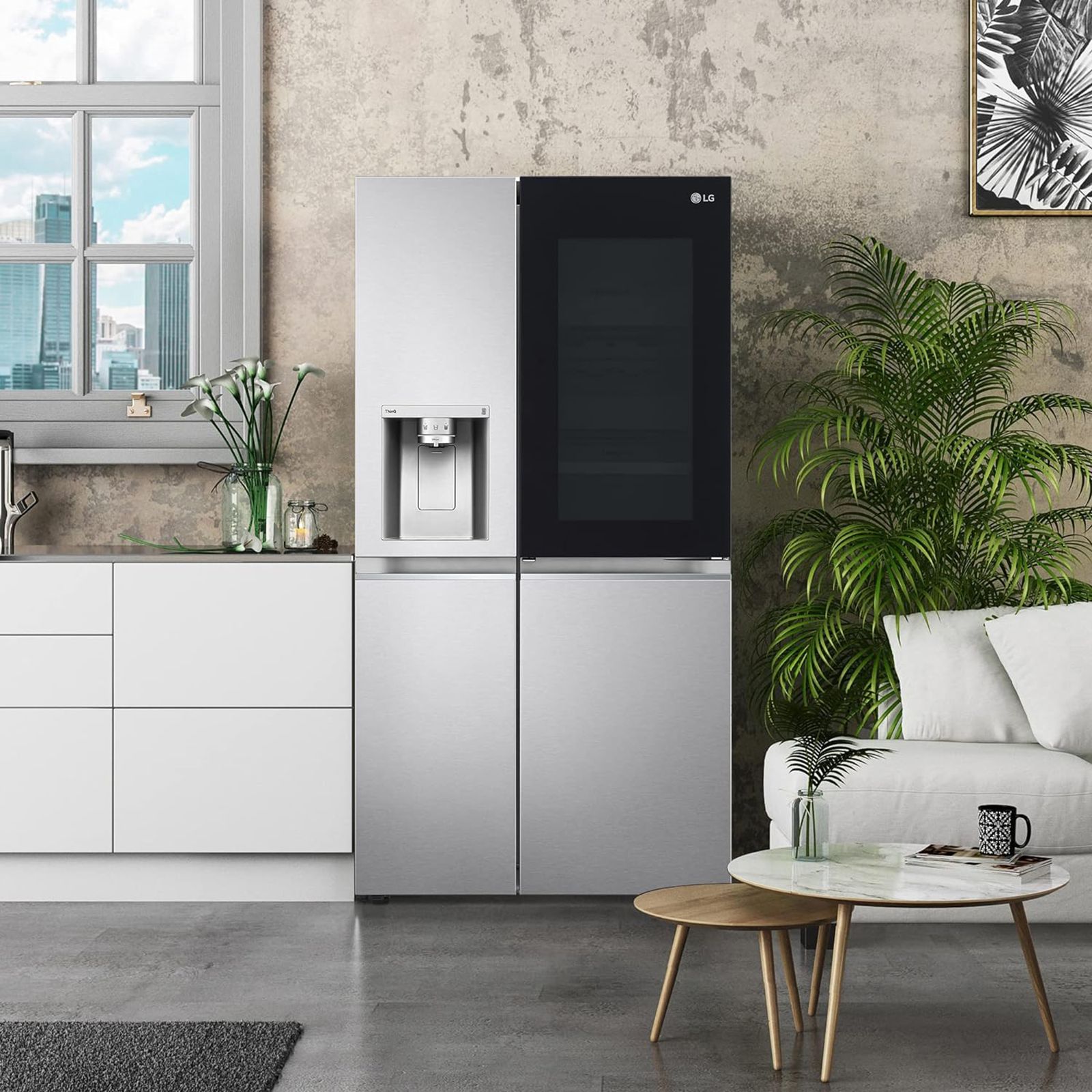 LG 674 Litres Frost Free Side by Side Door Smart Wi-Fi Enabled Refrigerator with InstaView Door-in-Door (GC-X257CSES.ABSQEB, Noble Steel) LG 674 Litres Frost Free Side by Side Door Smart Wi-Fi Enabled Refrigerator with InstaView Door-in-Door (GC-X257CSES.ABSQEB, Noble Steel)_8