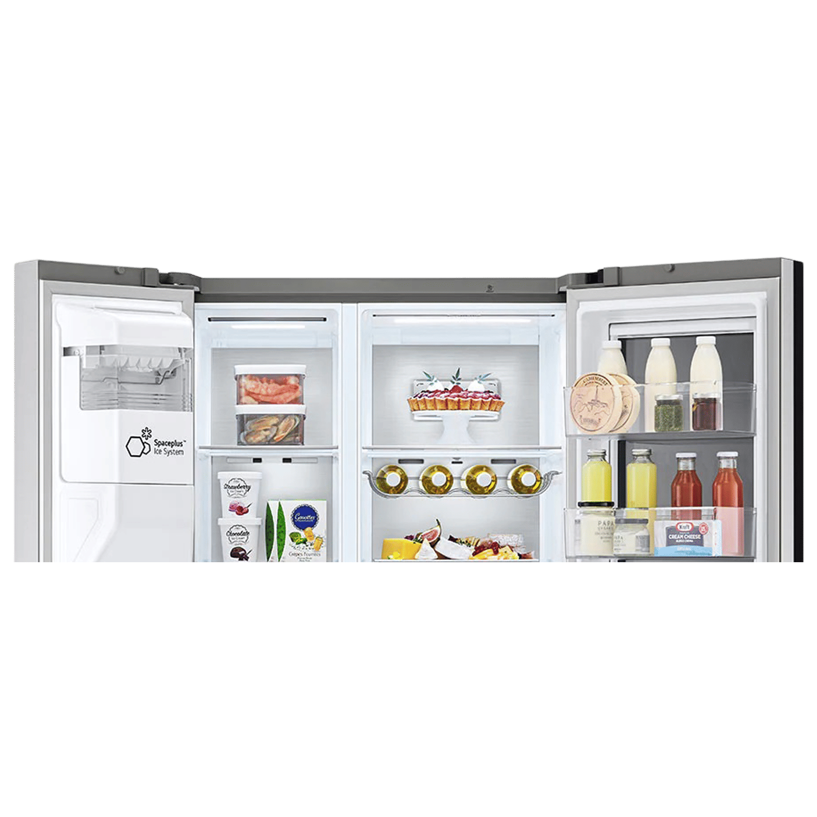 LG 674 Litres Frost Free Side by Side Door Smart Wi-Fi Enabled Refrigerator with InstaView Door-in-Door (GC-X257CSES.ABSQEB, Noble Steel) LG 674 Litres Frost Free Side by Side Door Smart Wi-Fi Enabled Refrigerator with InstaView Door-in-Door (GC-X257CSES.ABSQEB, Noble Steel)_9