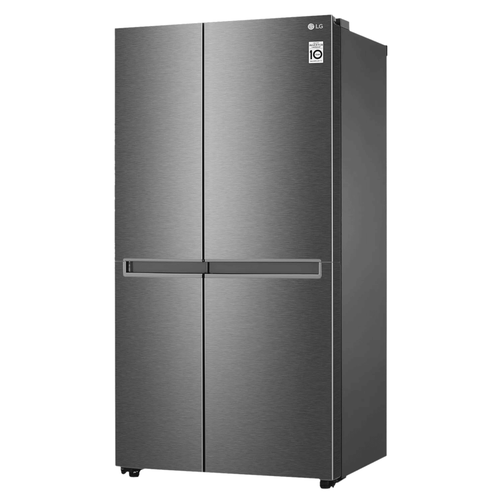 LG 688 Litres Frost Free Side by Side Refrigerator with Door Cooling Plus Technology (GC-B257KQDV.ADSQEB, Dazzle Steel)_10