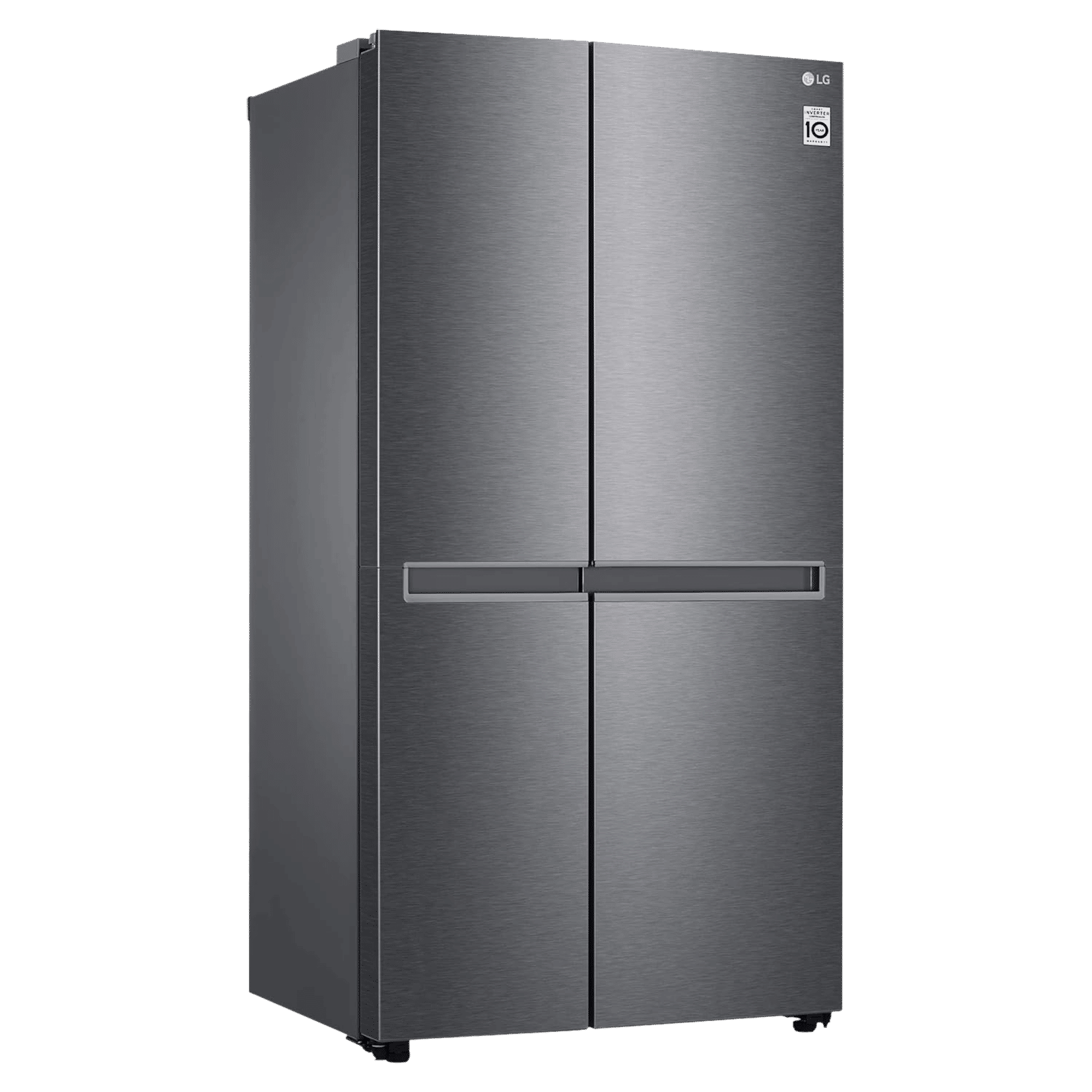 LG 688 Litres Frost Free Side by Side Refrigerator with Door Cooling Plus Technology (GC-B257KQDV.ADSQEB, Dazzle Steel)_3