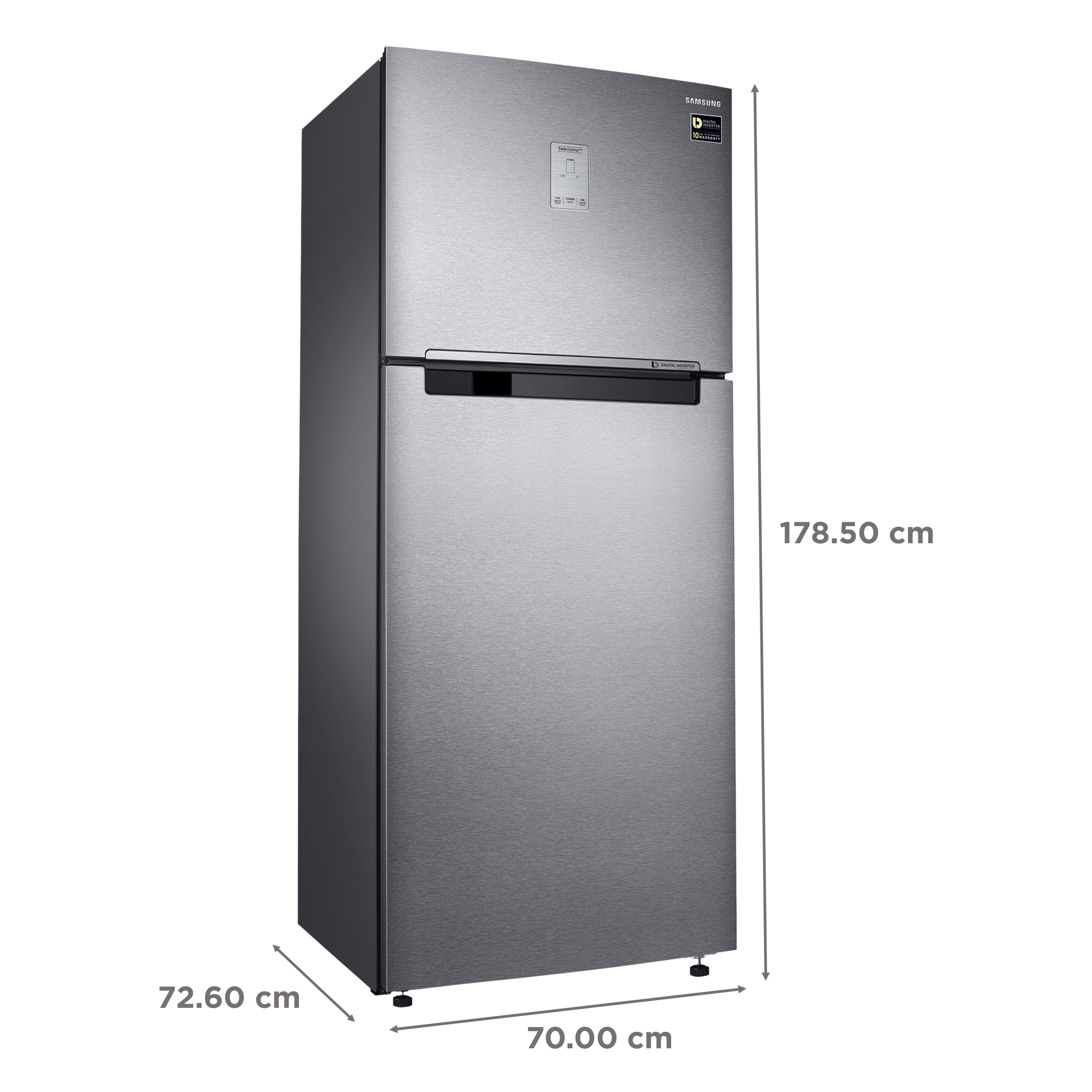 SAMSUNG 465 Litres 3 Star Frost Free Double Door Convertible Refrigerator with Multi Air Flow System (RT47B623ESL/TL, Real Stainless) SAMSUNG 465 Litres 3 Star Frost Free Double Door Convertible Refrigerator with Multi Air Flow System (RT47B623ESL/TL, Real Stainless)_3