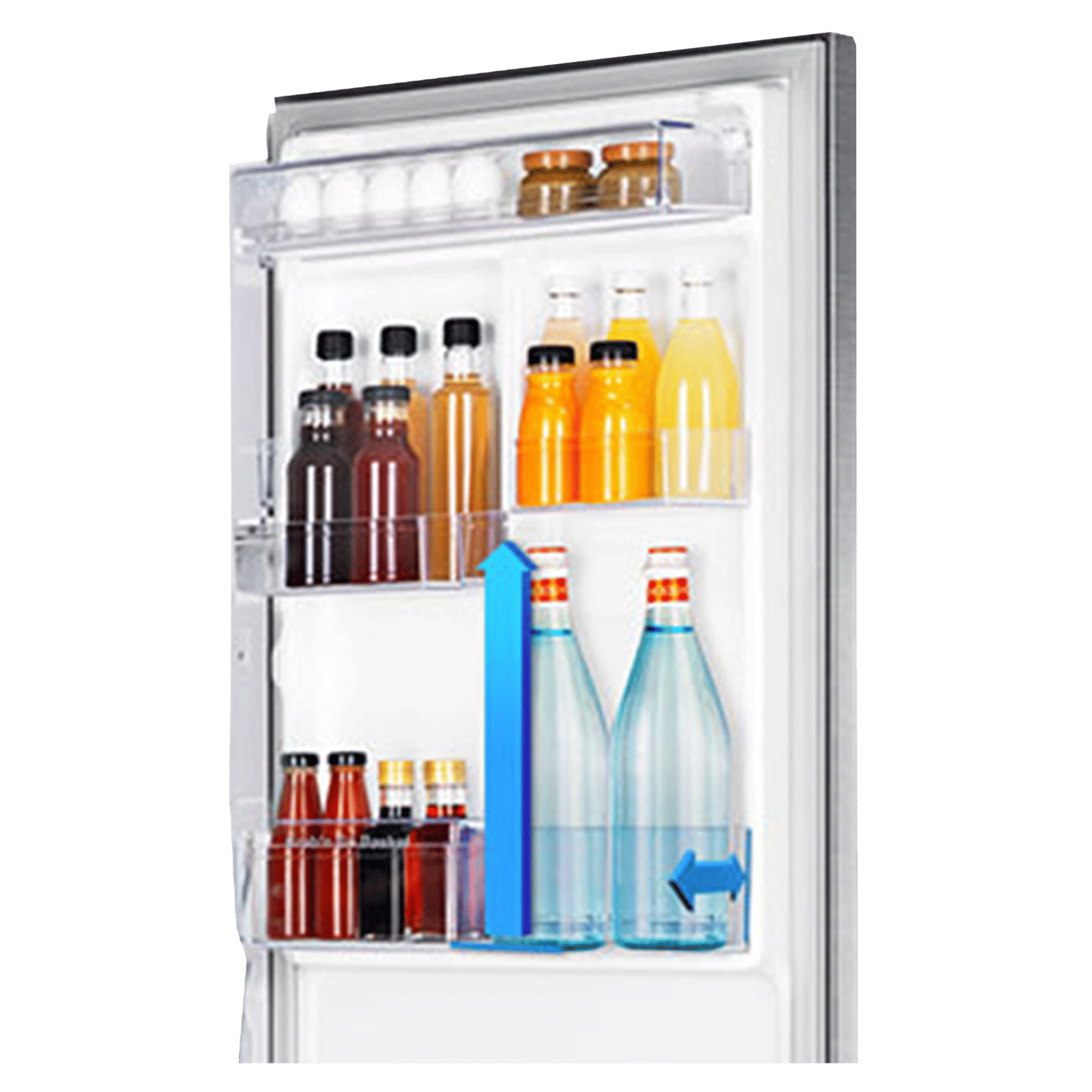 SAMSUNG 551 Litres 2 Star Frost Free Double Door Convertible Refrigerator with Multi Air Flow System (RT56B6378SL/TL, Real Stainless)_13