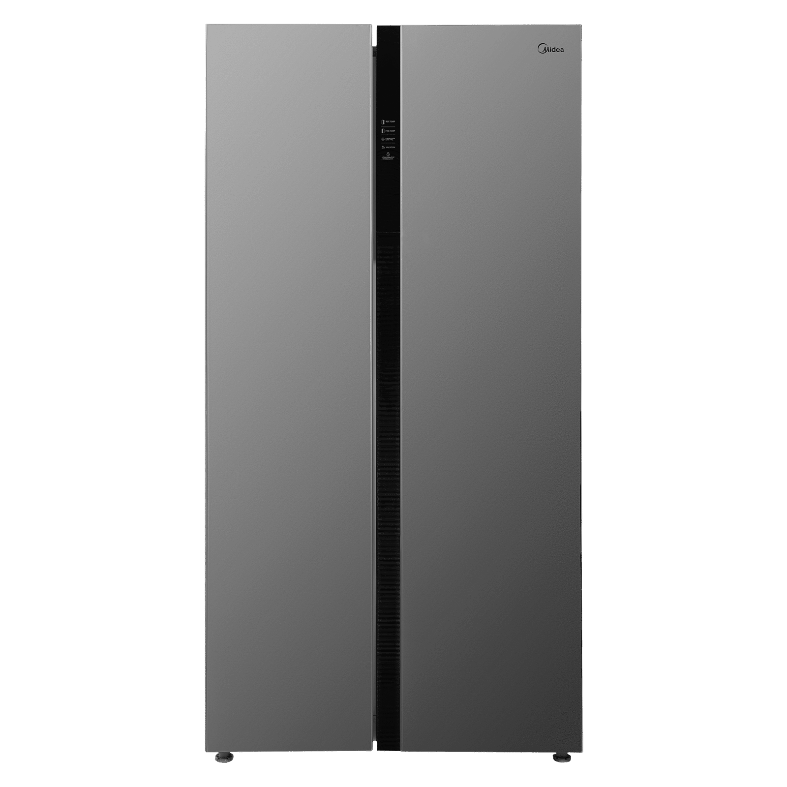 Midea 584 Litres Frost Free Side by Side Refrigerator with Anti-Bacterial Gasket (MRFS5920SSLF, Silver)_1