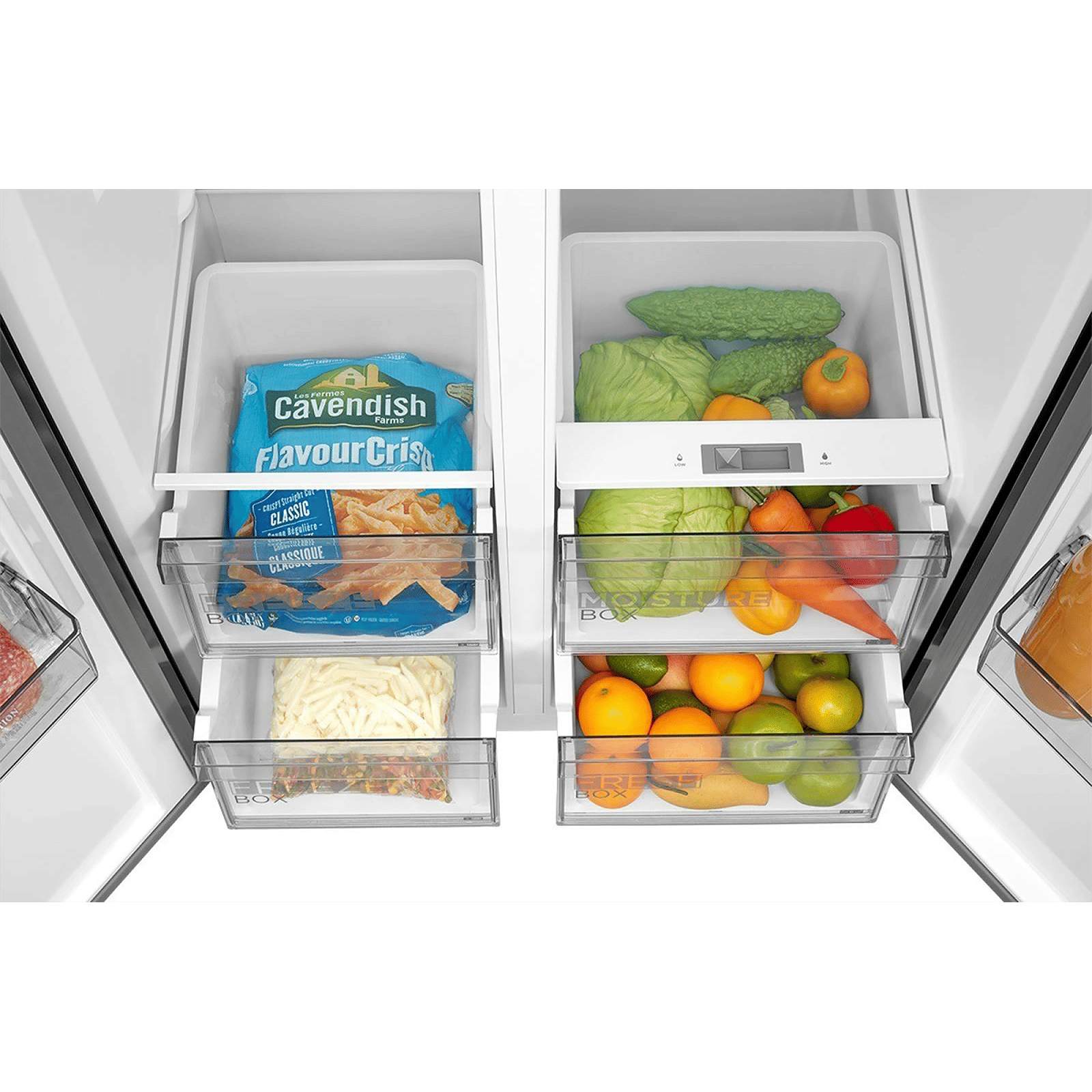 Midea 482 Litres Frost Free Side by Side Refrigerator with Multi Air Flow System (MDRS619FGG28AIND, Black Jazz) Midea 482 Litres Frost Free Side by Side Refrigerator with Multi Air Flow System (MDRS619FGG28AIND, Black Jazz)_10