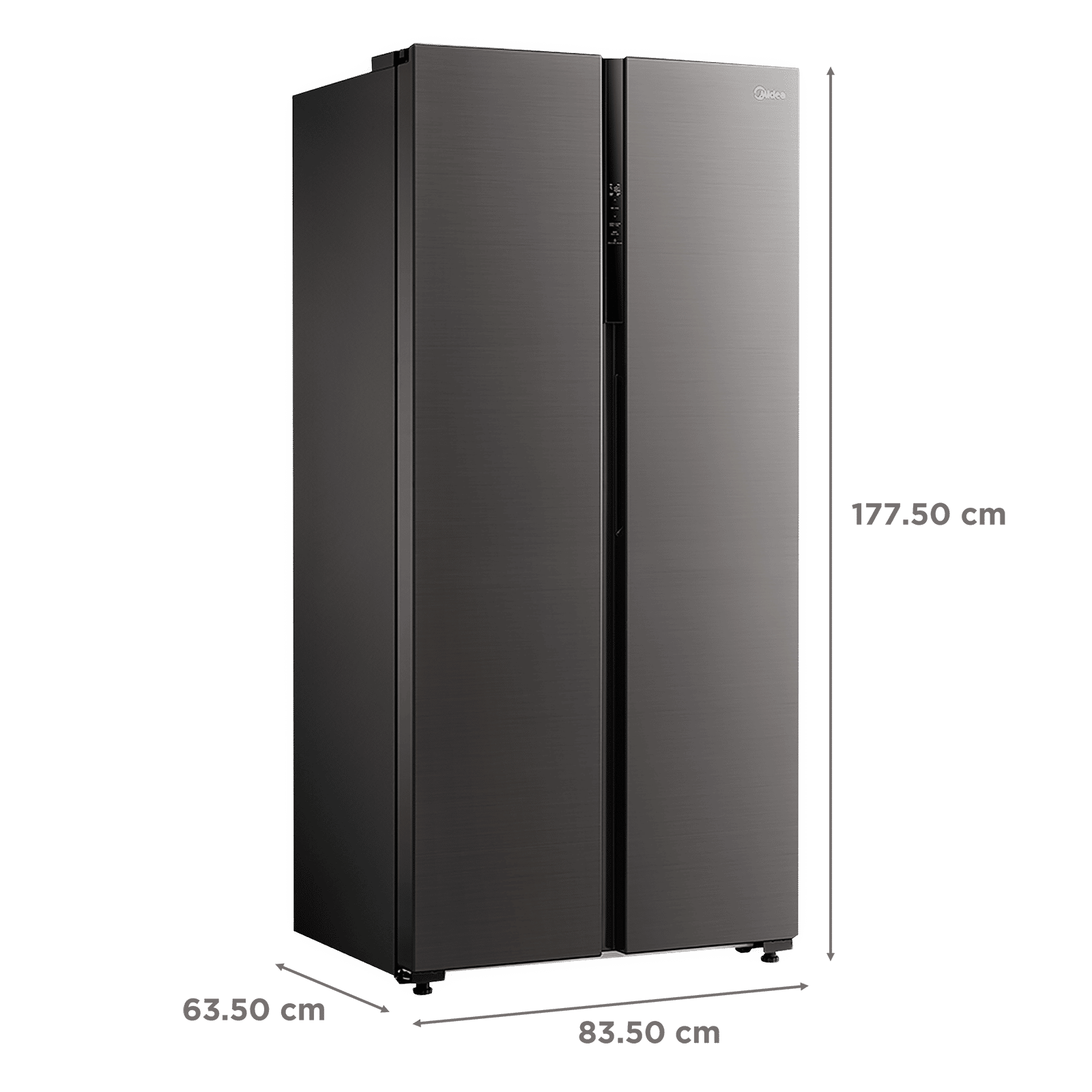Midea 482 Litres Frost Free Side by Side Refrigerator with Multi Air Flow System (MDRS619FGG28AIND, Black Jazz) Midea 482 Litres Frost Free Side by Side Refrigerator with Multi Air Flow System (MDRS619FGG28AIND, Black Jazz)_3