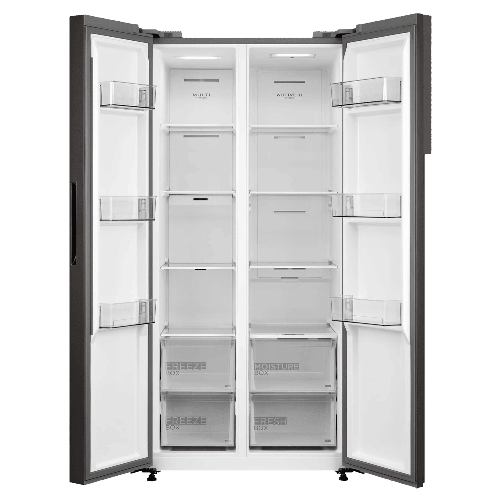 Midea 482 Litres Frost Free Side by Side Refrigerator with Multi Air Flow System (MDRS619FGG28AIND, Black Jazz) Midea 482 Litres Frost Free Side by Side Refrigerator with Multi Air Flow System (MDRS619FGG28AIND, Black Jazz)_6