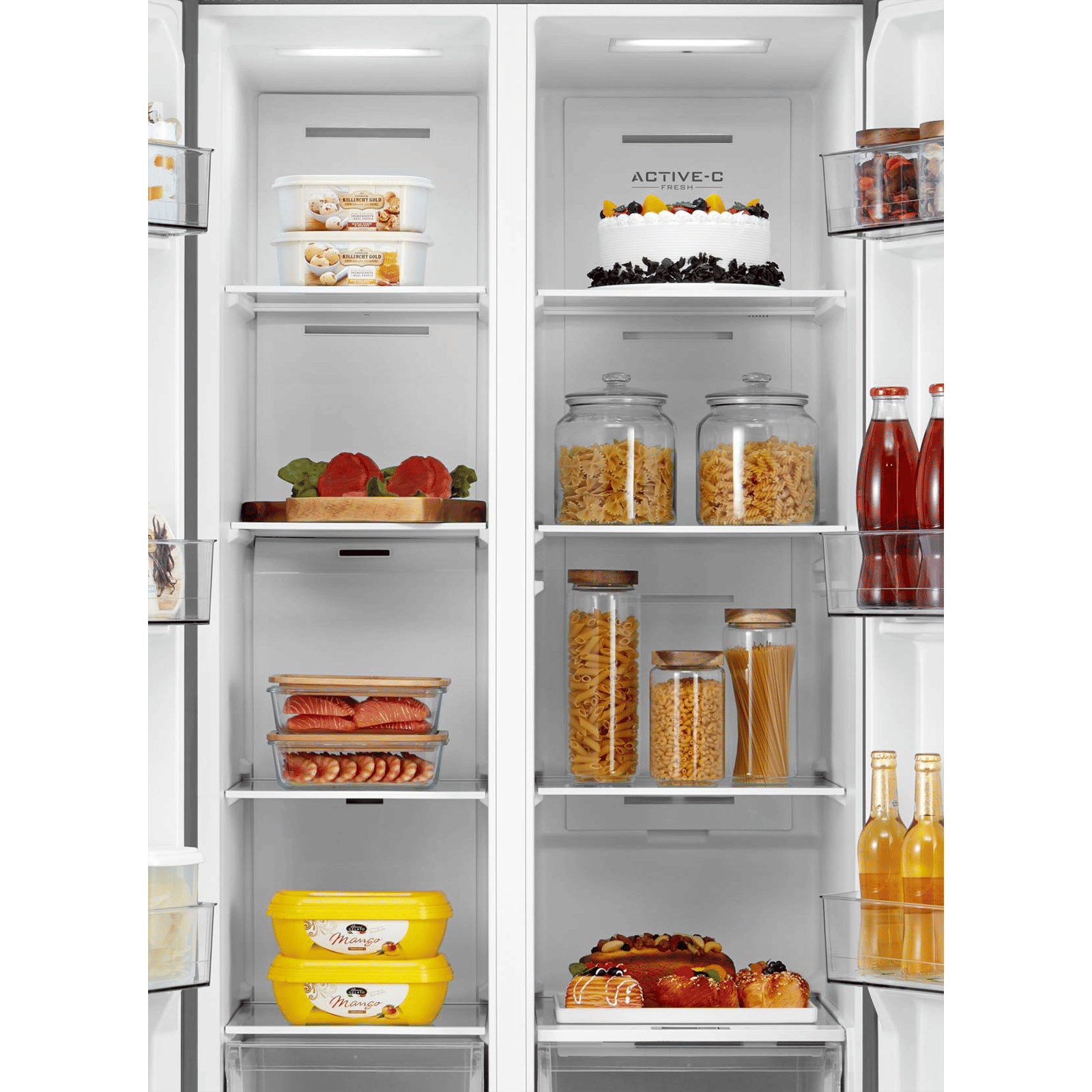 Midea 482 Litres Frost Free Side by Side Refrigerator with Multi Air Flow System (MDRS619FGG28AIND, Black Jazz) Midea 482 Litres Frost Free Side by Side Refrigerator with Multi Air Flow System (MDRS619FGG28AIND, Black Jazz)_7