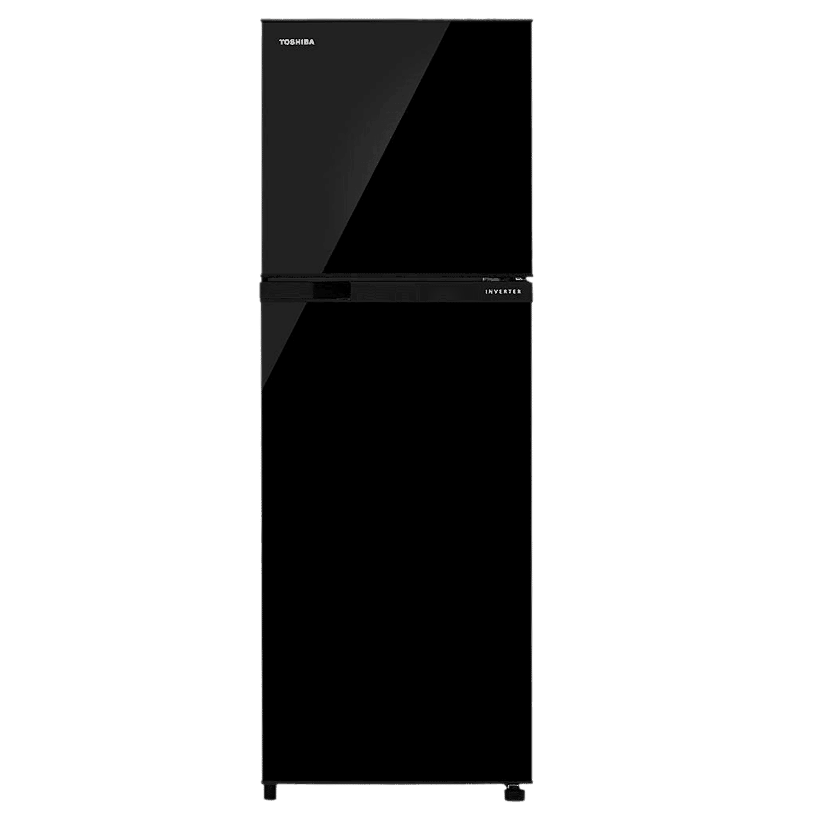 TOSHIBA 252 Litres 2 Star Frost Free Double Door Refrigerator with AG+ Bio Deodorizer (GR-RT302WE-PMI, Black Uniglass) TOSHIBA 252 Litres 2 Star Frost Free Double Door Refrigerator with AG+ Bio Deodorizer (GR-RT302WE-PMI, Black Uniglass)_1