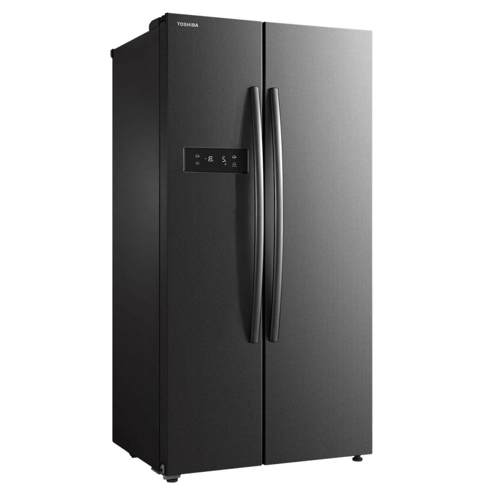 TOSHIBA 587 Litres Frost Free Side by Side Refrigerator with Quick Air Cooling System (GR-RS530WE-PMI, Fine Stainless Steel)_4