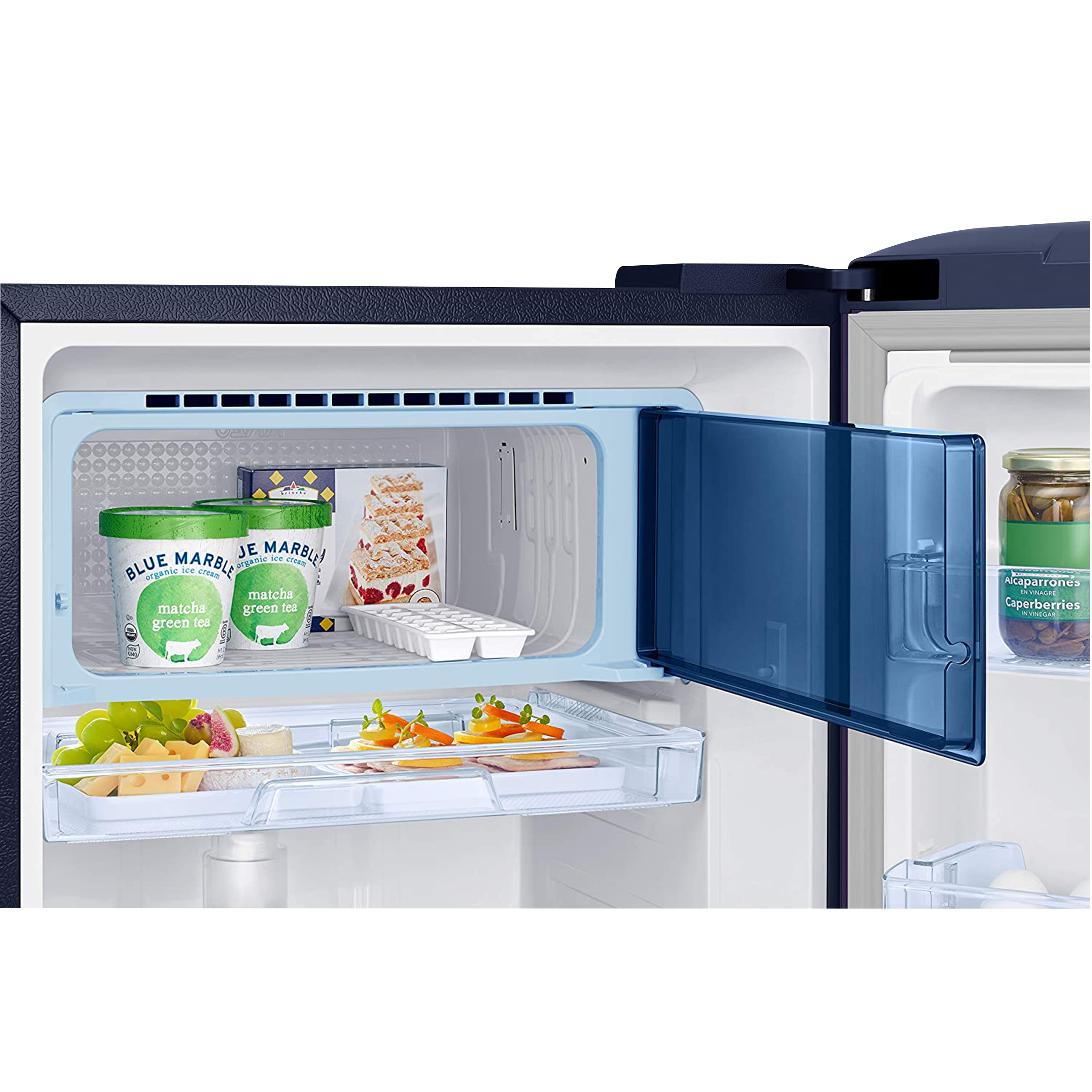 SAMSUNG 192 Liters 4 Star Direct Cool Single Door Refrigerator with Curd Maestro (RR21A2M2XUZ/HL, Midnight Blossom Blue) SAMSUNG 192 Liters 4 Star Direct Cool Single Door Refrigerator with Curd Maestro (RR21A2M2XUZ/HL, Midnight Blossom Blue)_8