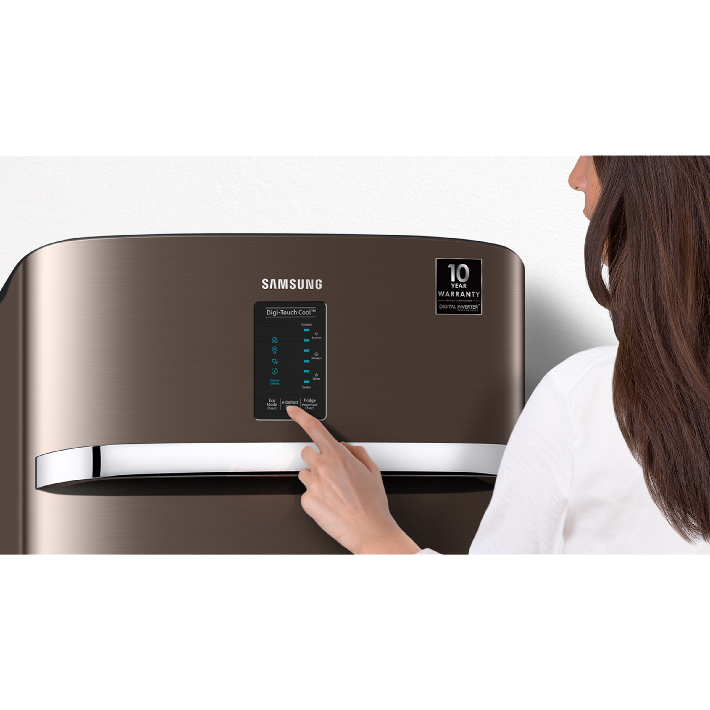 SAMSUNG 225 Liters 5 Star Direct Cool Single Door Refrigerator with Stabilizer Free Operation (RR23A2F3WDX/HL, Luxe Brown) SAMSUNG 225 Liters 5 Star Direct Cool Single Door Refrigerator with Stabilizer Free Operation (RR23A2F3WDX/HL, Luxe Brown)_15