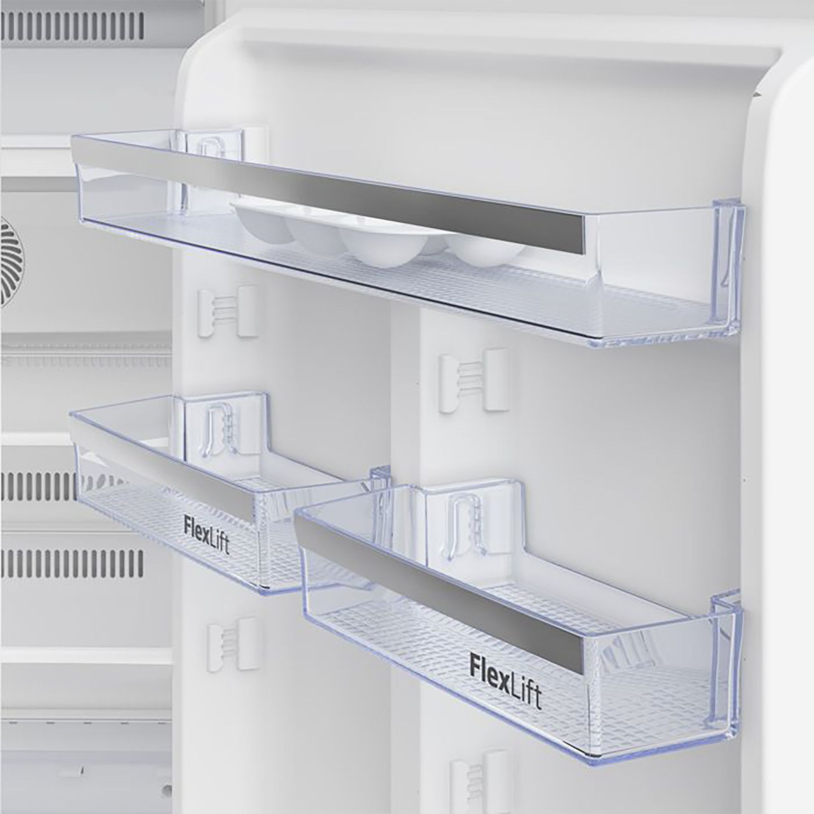 VOLTAS beko 275 Litres 2 Star Frost Free Double Door Refrigerator with NeoFrost Dual Cooling (RFF295D60/XBRXDIXXX/D60275, Wooden Black) VOLTAS beko 275 Litres 2 Star Frost Free Double Door Refrigerator with NeoFrost Dual Cooling (RFF295D60/XBRXDIXXX/D60275, Wooden Black)_9