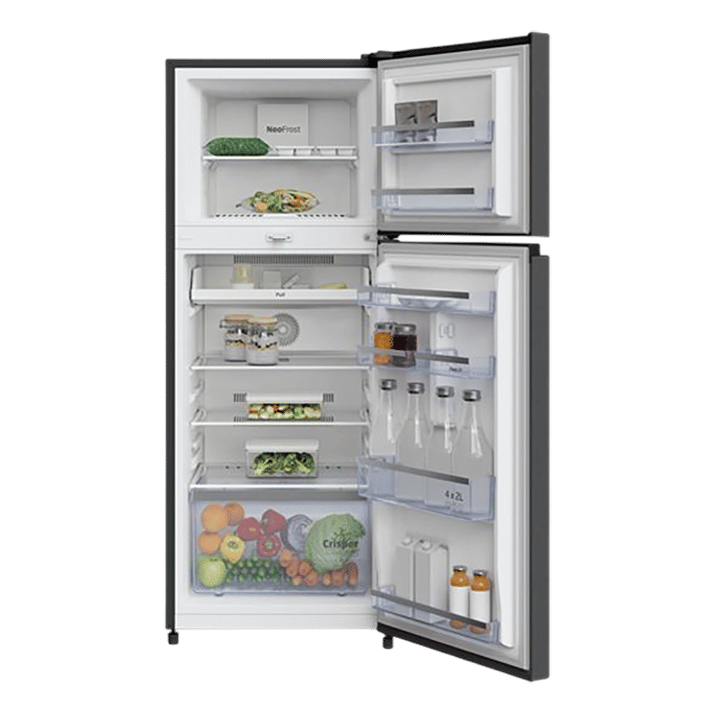 VOLTAS beko 275 Litres 2 Star Frost Free Double Door Refrigerator with NeoFrost Dual Cooling (RFF295D60/XBRXDIXXX/D60275, Wooden Black) VOLTAS beko 275 Litres 2 Star Frost Free Double Door Refrigerator with NeoFrost Dual Cooling (RFF295D60/XBRXDIXXX/D60275, Wooden Black)_5