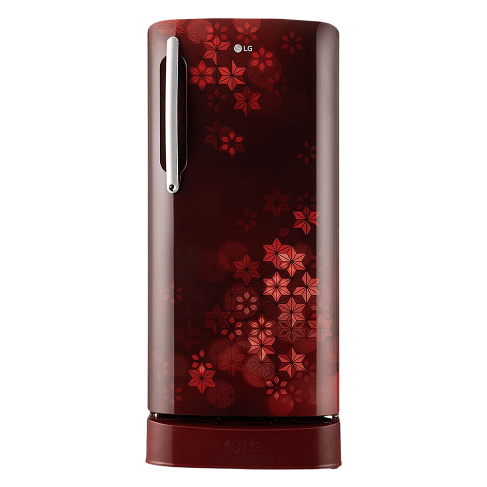 LG 204 Litres 5 Star Direct Cool Single Door Refrigerator with Anti Bacterial Gasket (GL-D211HSQZ, Scarlet Quartz) LG 204 Litres 5 Star Direct Cool Single Door Refrigerator with Anti Bacterial Gasket (GL-D211HSQZ, Scarlet Quartz)_1