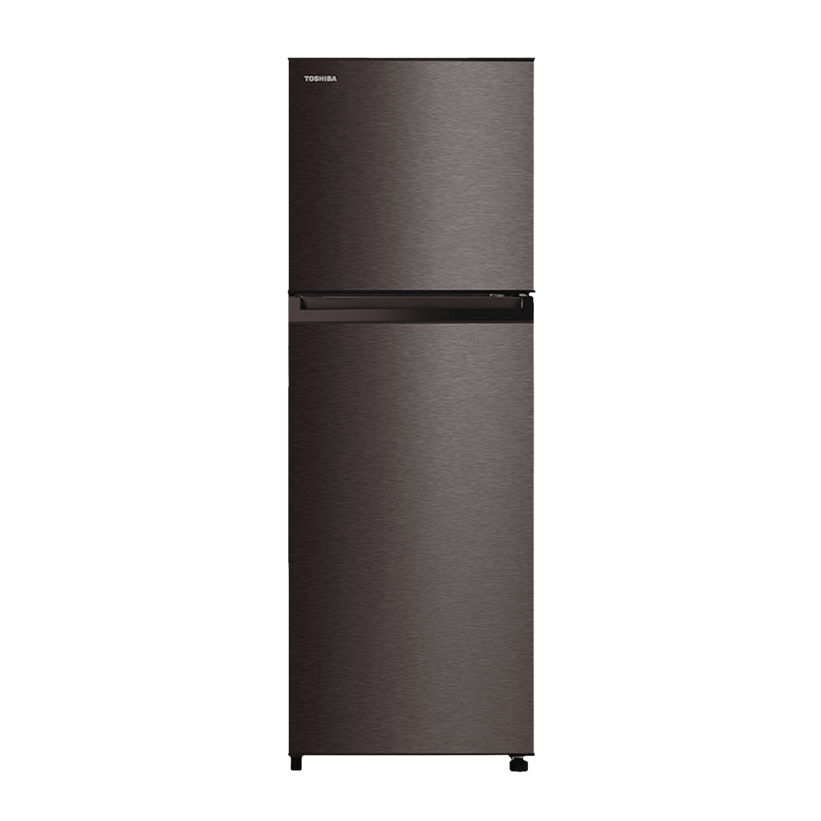 TOSHIBA 252 Litres 2 Star Frost Free Double Door Refrigerator with Cool Air Wrap System (GR-RT302WE-PMI(37), Satin Grey) TOSHIBA 252 Litres 2 Star Frost Free Double Door Refrigerator with Cool Air Wrap System (GR-RT302WE-PMI(37), Satin Grey)_1