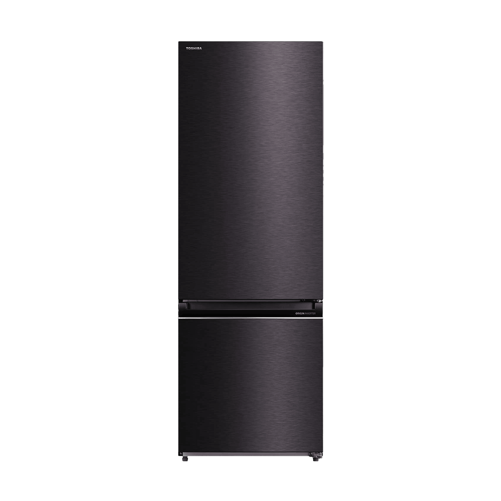 TOSHIBA 349 Litres 2 Star Frost Free Double Door Bottom Mount Refrigerator with Pure BIO Deodorizer (GR-RB423WE-PMI(37), Satin Grey)_1