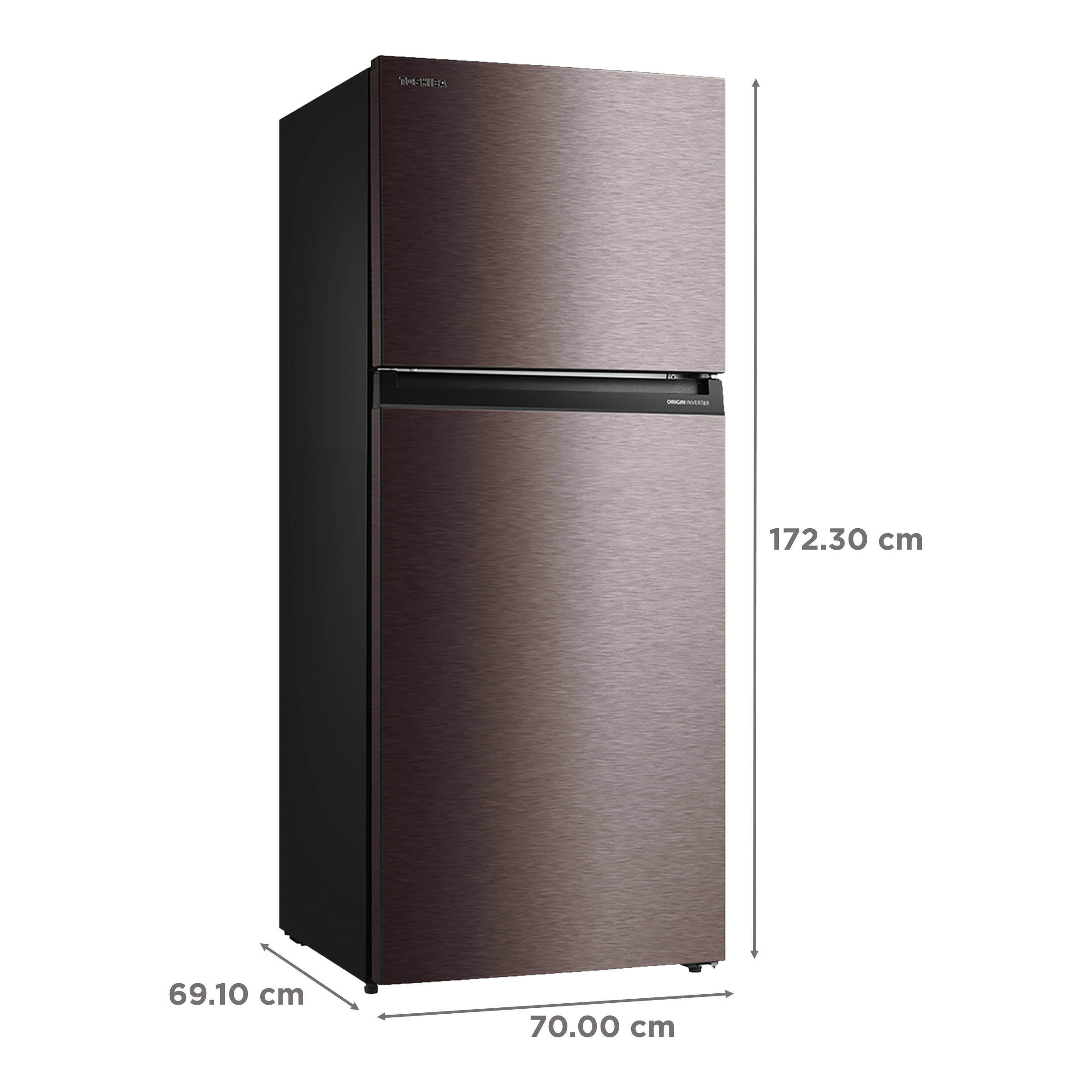 TOSHIBA 439 Litres 2 Star Frost Free Double Door Refrigerator with Pure BIO Deodorizer (GR-RT559WE-PMI(37), Satin Grey) TOSHIBA 439 Litres 2 Star Frost Free Double Door Refrigerator with Pure BIO Deodorizer (GR-RT559WE-PMI(37), Satin Grey)_3