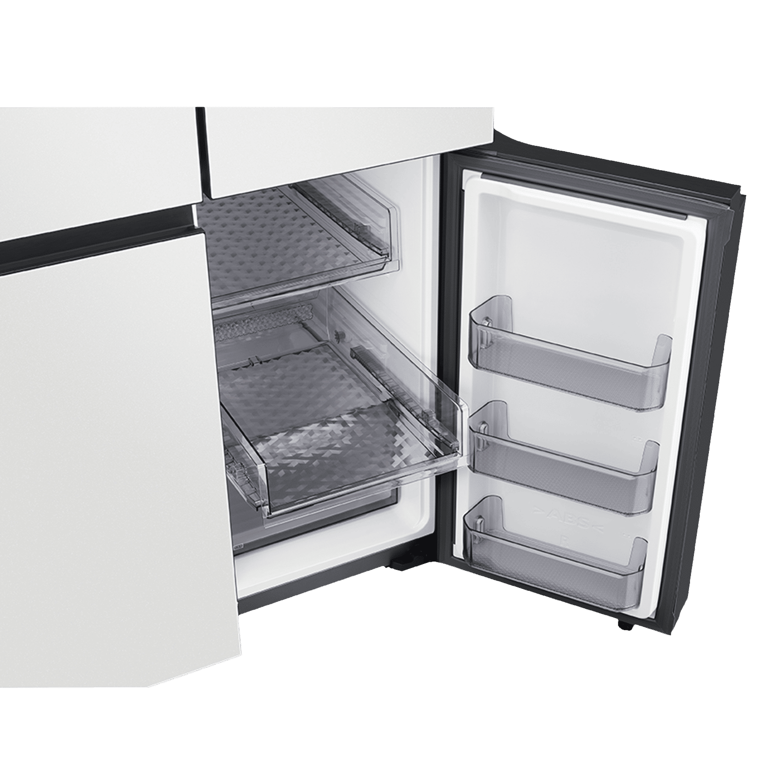 SAMSUNG Bespoke 936 Litres Frost Free French Door Smart Wi-Fi Enabled Refrigerator with Water Dispenser (RF90A92W3AP/TL, Glam Pink)_9