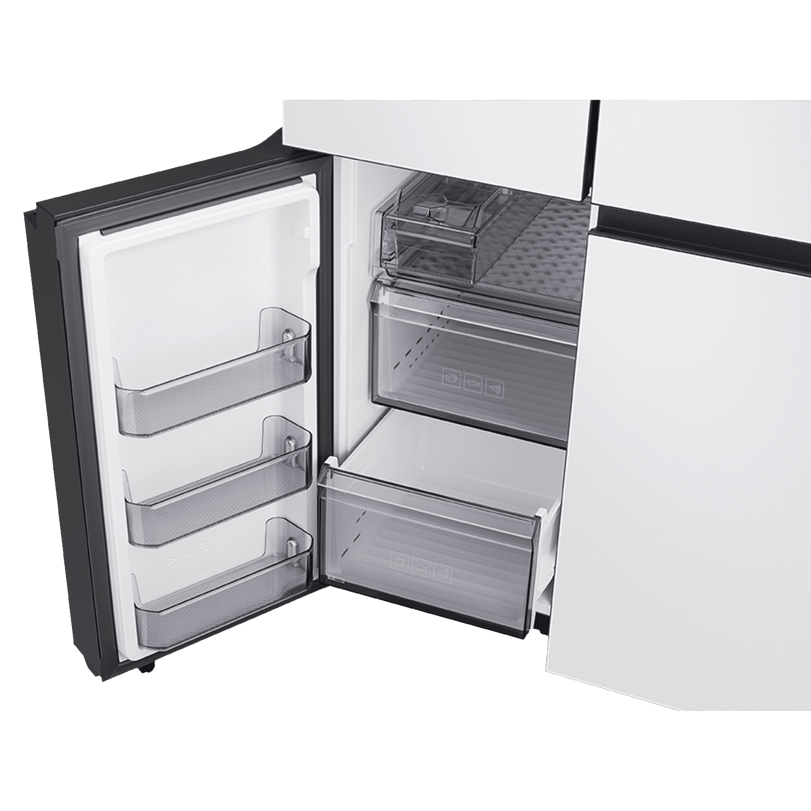 SAMSUNG Bespoke 936 Litres Frost Free French Door Smart Wi-Fi Enabled Refrigerator with Water Dispenser (RF90A92W3AP/TL, Glam White) SAMSUNG Bespoke 936 Litres Frost Free French Door Smart Wi-Fi Enabled Refrigerator with Water Dispenser (RF90A92W3AP/TL, Glam White)_13