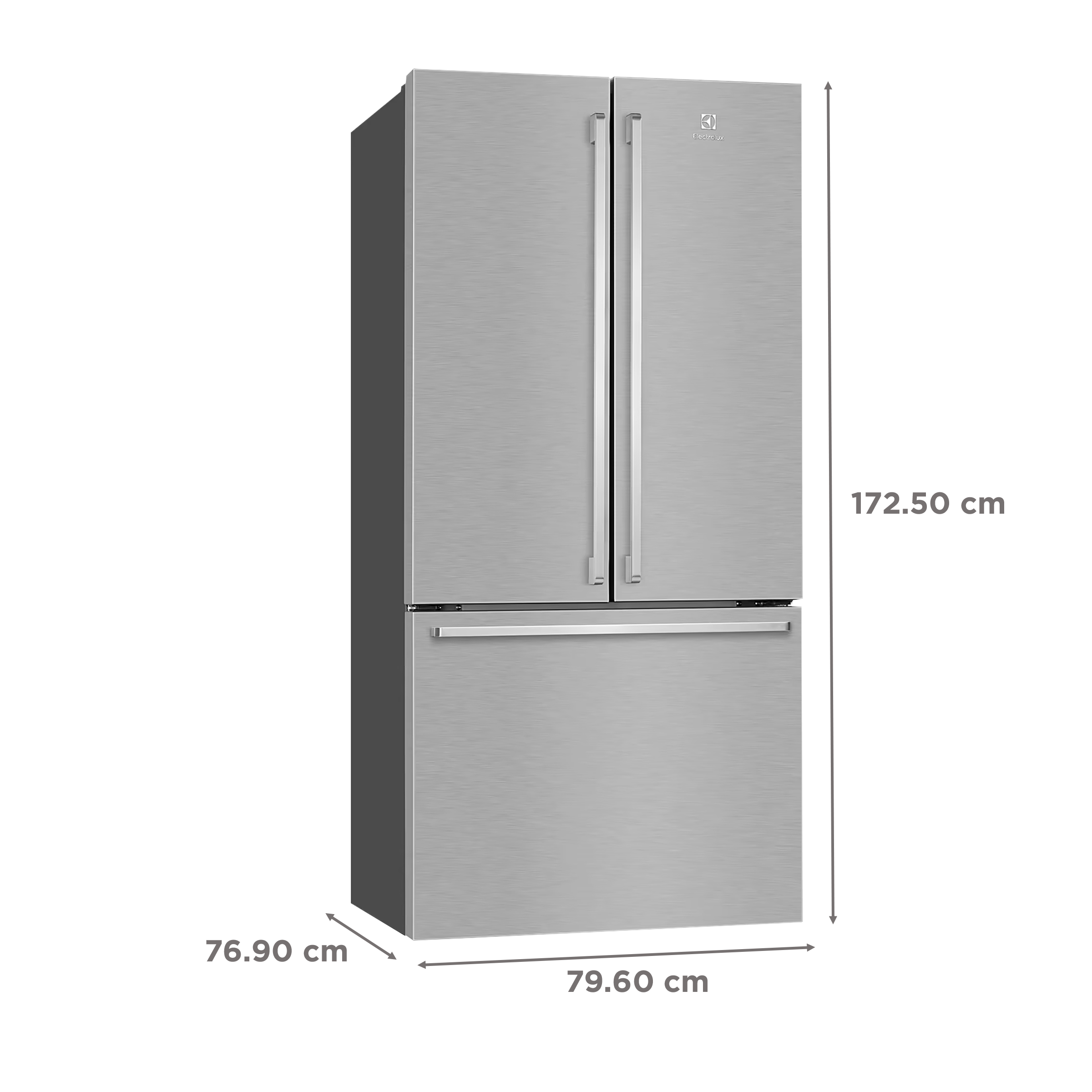 Electrolux UltimateTaste 700 524 Litres Frost Free French Door Refrigerator with NutriFresher Inverter Compressor (EHE5224C-A NIN, Arctic Silver) Electrolux UltimateTaste 700 524 Litres Frost Free French Door Refrigerator with NutriFresher Inverter Compressor (EHE5224C-A NIN, Arctic Silver)_3