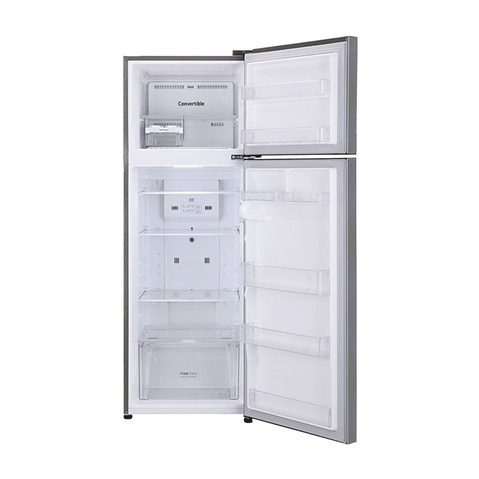 LG 288 Litres 2 Star Frost Free Double Door Convertible Refrigerator with Multi Air Flow (GL-S322SPZY.APZZEB, Shiny Steel) LG 288 Litres 2 Star Frost Free Double Door Convertible Refrigerator with Multi Air Flow (GL-S322SPZY.APZZEB, Shiny Steel)_6