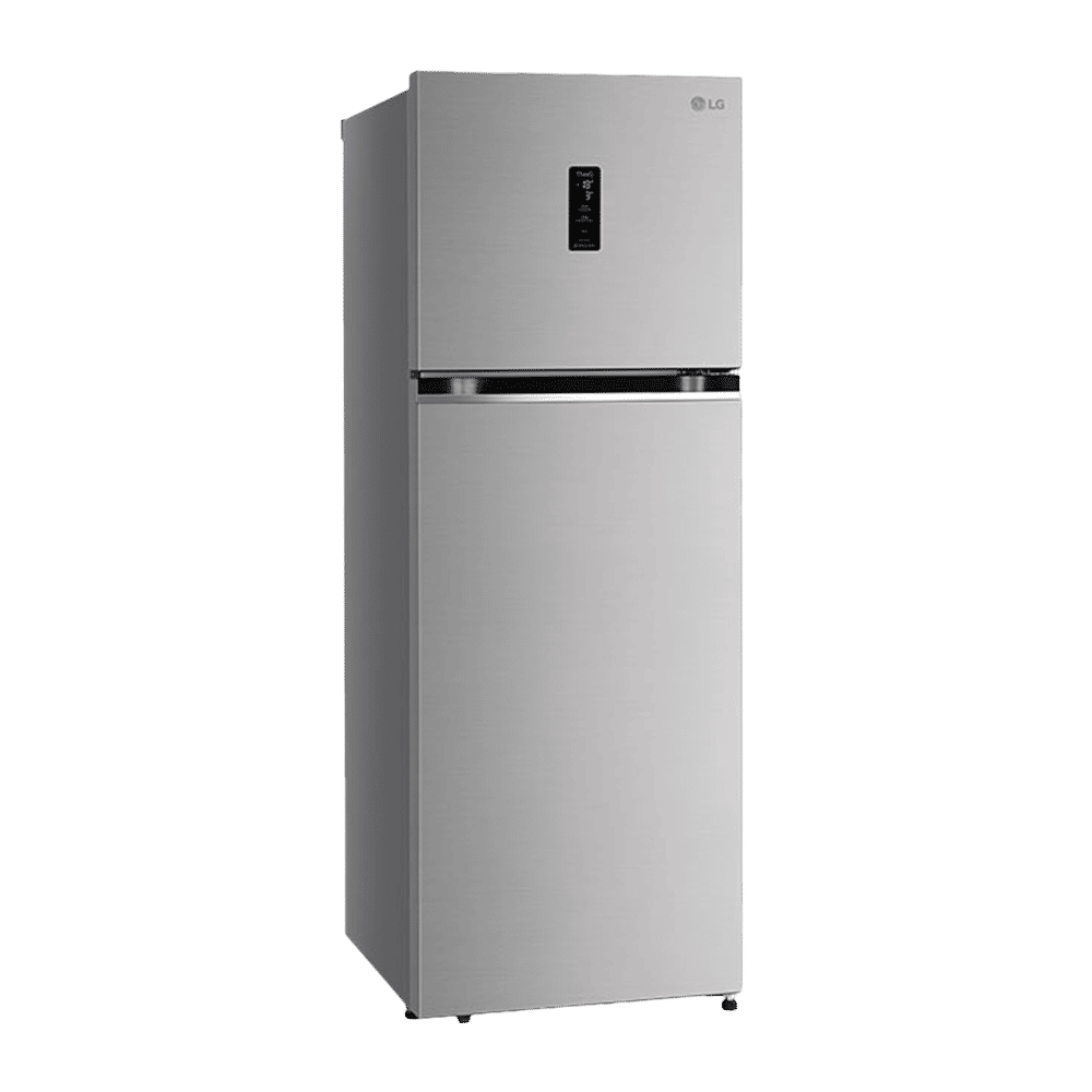 LG 322 Litres 2 Star Frost Free Double Door Convertible Refrigerator with Stabilizer Free Operation (GL-T342TPZY.APZZEBN, Shiny Steel) LG 322 Litres 2 Star Frost Free Double Door Convertible Refrigerator with Stabilizer Free Operation (GL-T342TPZY.APZZEBN, Shiny Steel)_4