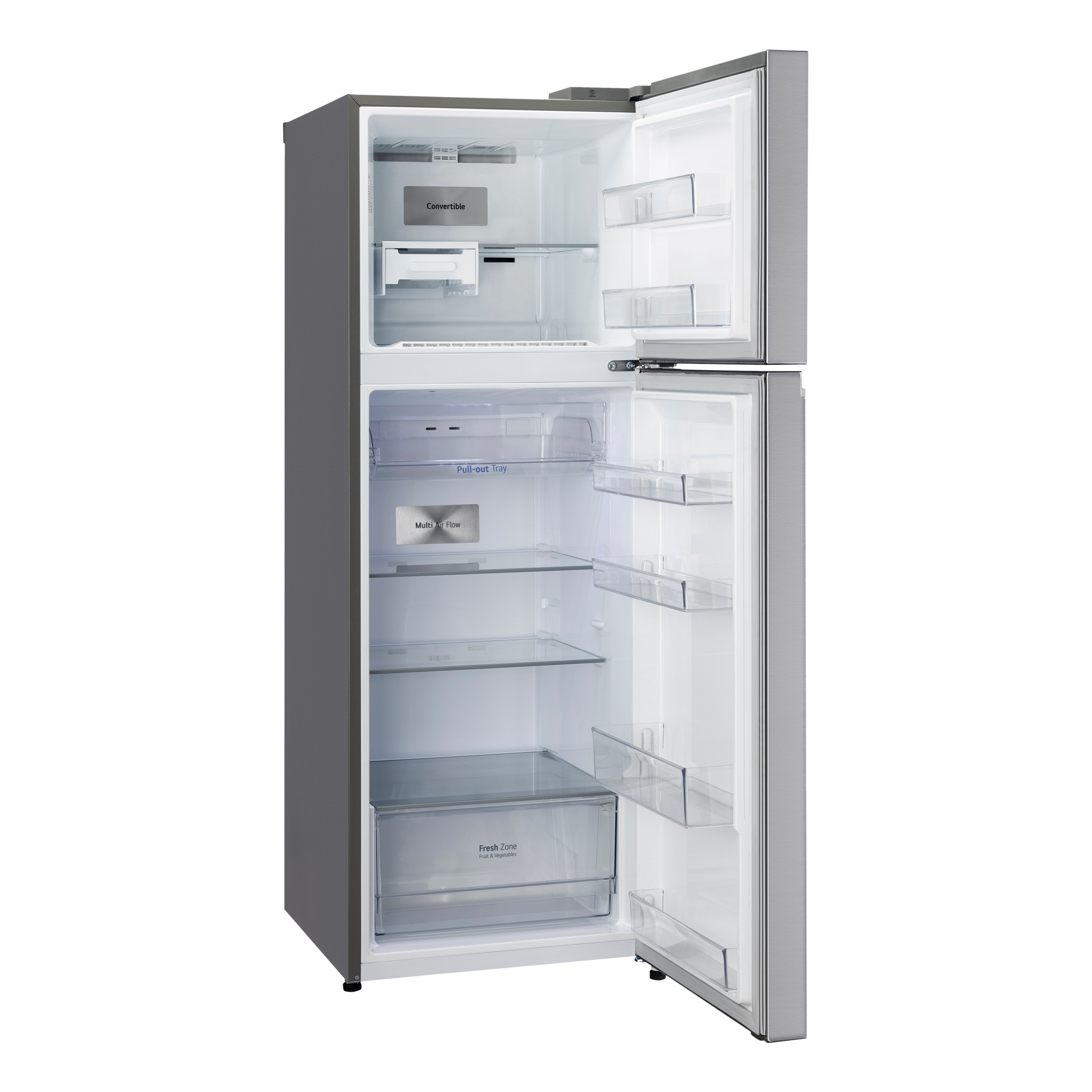 LG 322 Litres 2 Star Frost Free Double Door Convertible Refrigerator with Stabilizer Free Operation (GL-T342TPZY.APZZEBN, Shiny Steel) LG 322 Litres 2 Star Frost Free Double Door Convertible Refrigerator with Stabilizer Free Operation (GL-T342TPZY.APZZEBN, Shiny Steel)_6