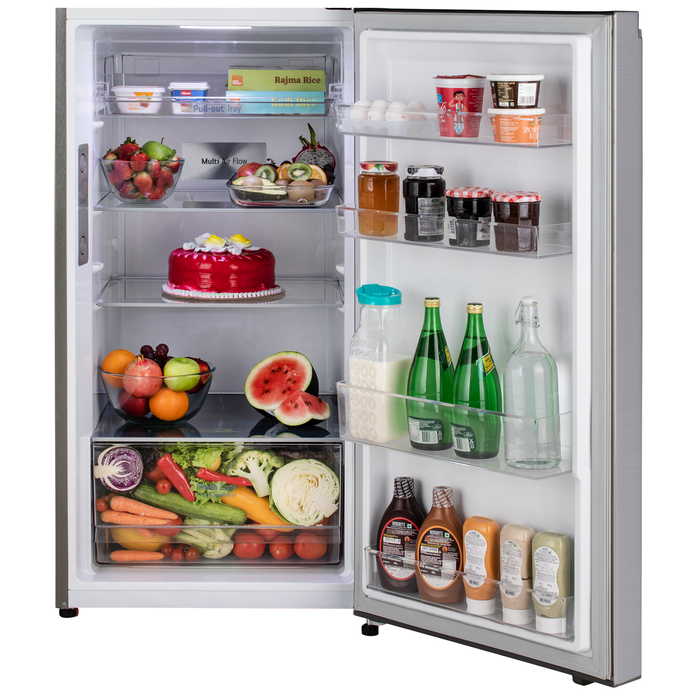 LG 322 Litres 2 Star Frost Free Double Door Convertible Refrigerator with Stabilizer Free Operation (GL-T342TPZY.APZZEBN, Shiny Steel) LG 322 Litres 2 Star Frost Free Double Door Convertible Refrigerator with Stabilizer Free Operation (GL-T342TPZY.APZZEBN, Shiny Steel)_7