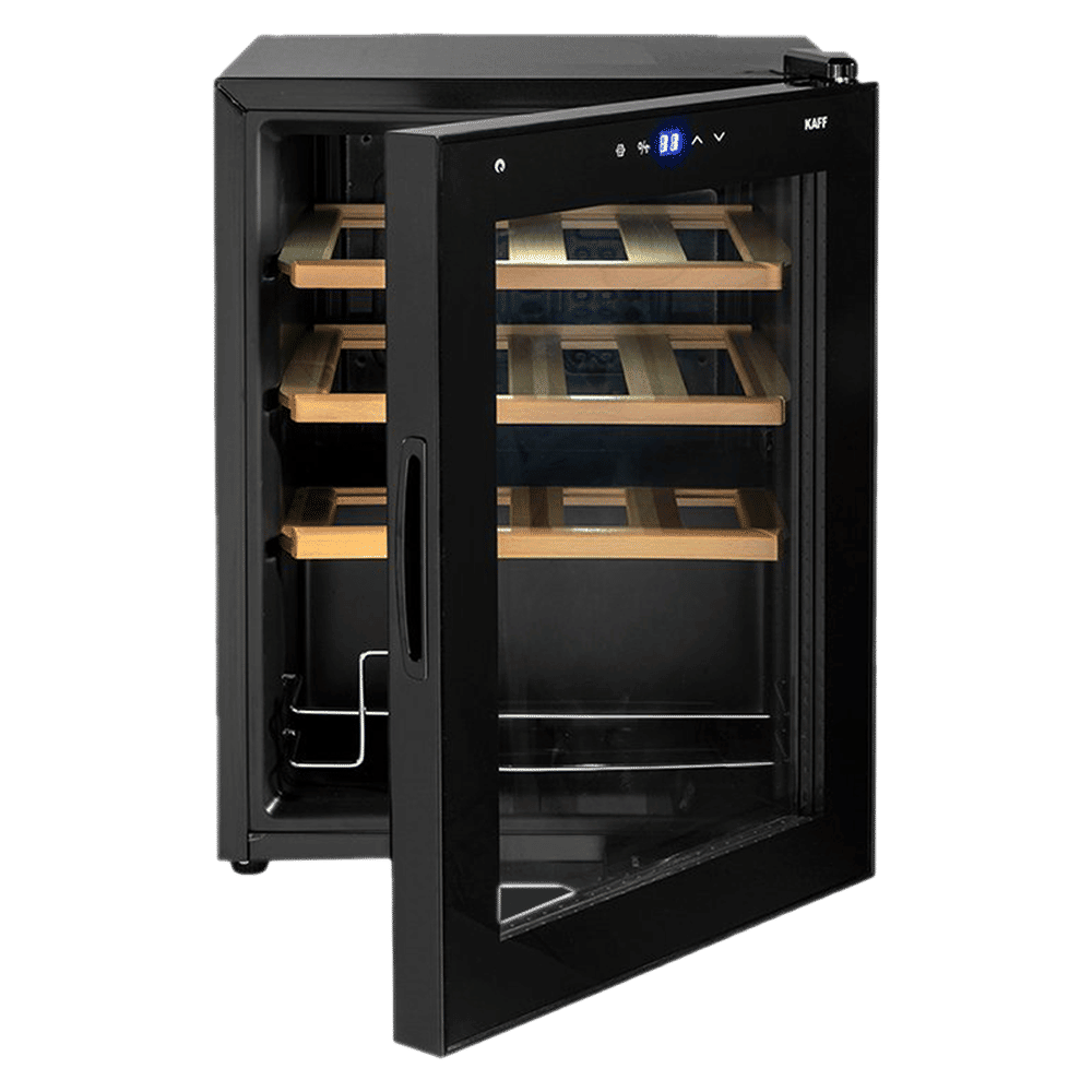 KAFF KWC 42 Litres 16 Bottles Wine Cooler (Child Lock, WC42BW, Black)_7