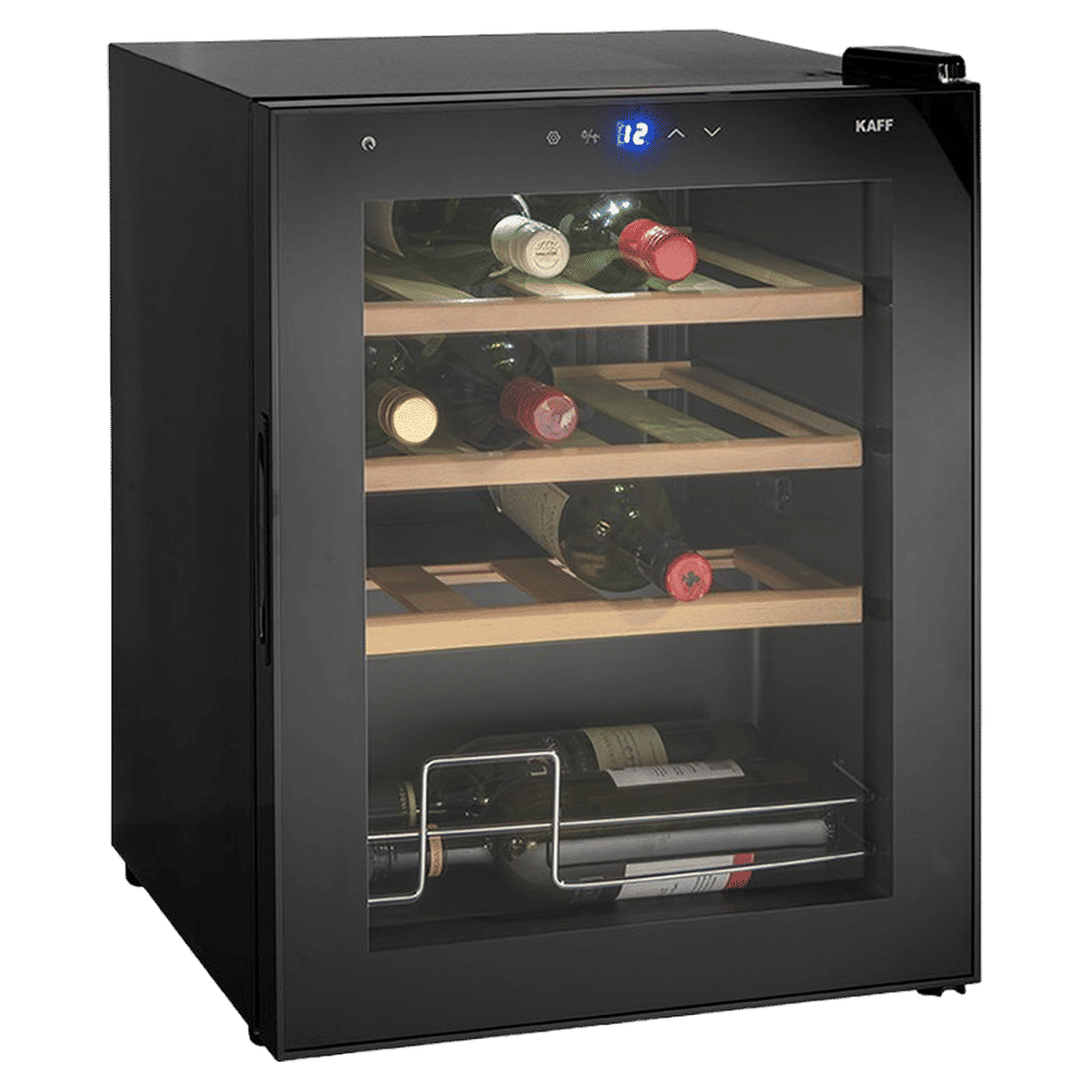 KAFF KWC 42 Litres 16 Bottles Wine Cooler (Child Lock, WC42BW, Black)_4