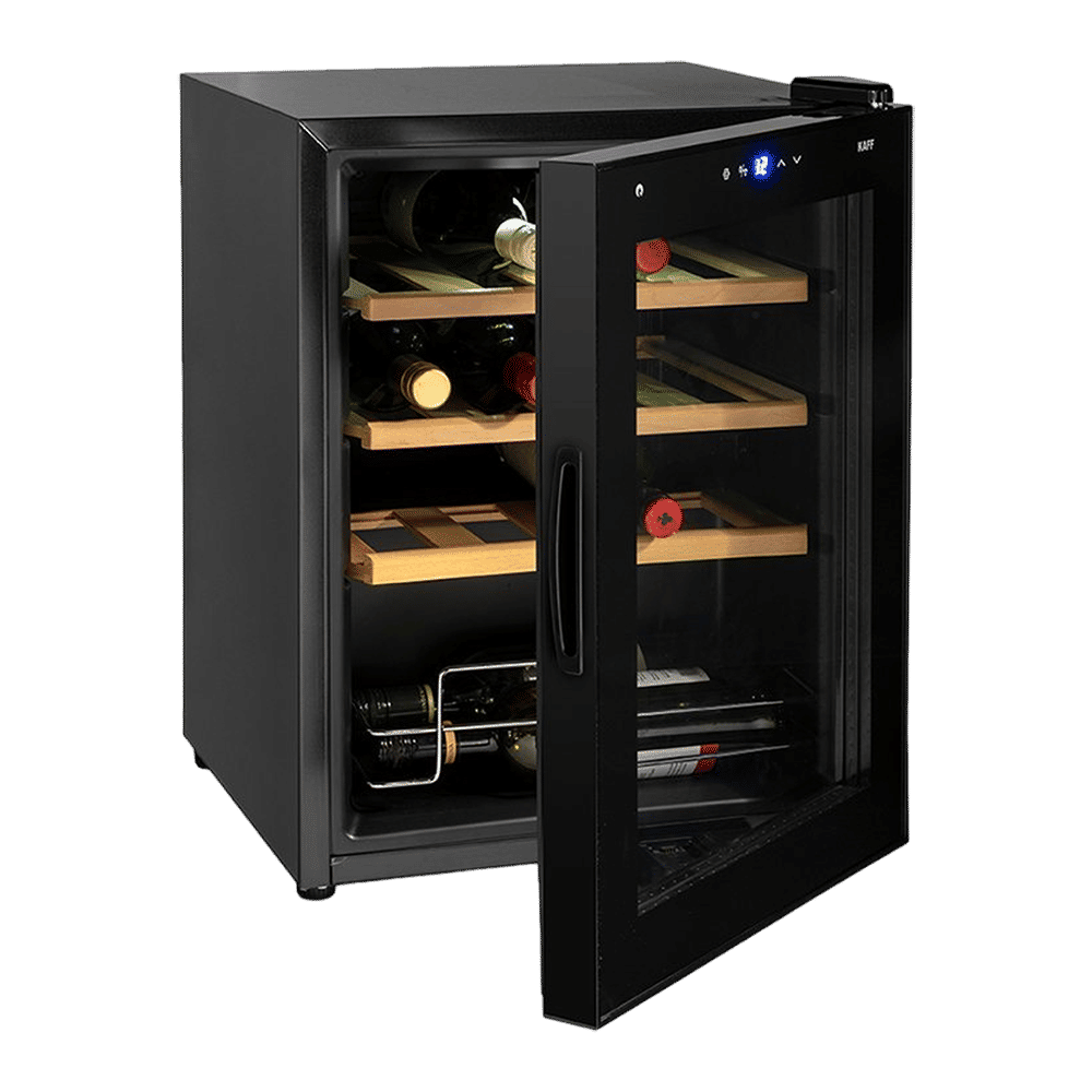 KAFF KWC 42 Litres 16 Bottles Wine Cooler (Child Lock, WC42BW, Black)_5