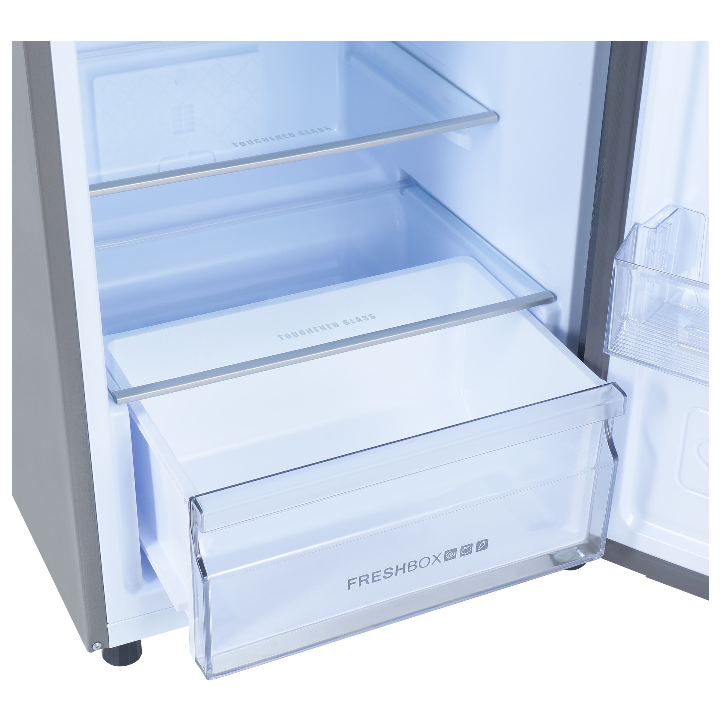 Croma 240 Litres 3 Star Frost Free Double Door Convertible Refrigerator with Dual Inverter Technology ( Criss Cross Metallic Grey)_13