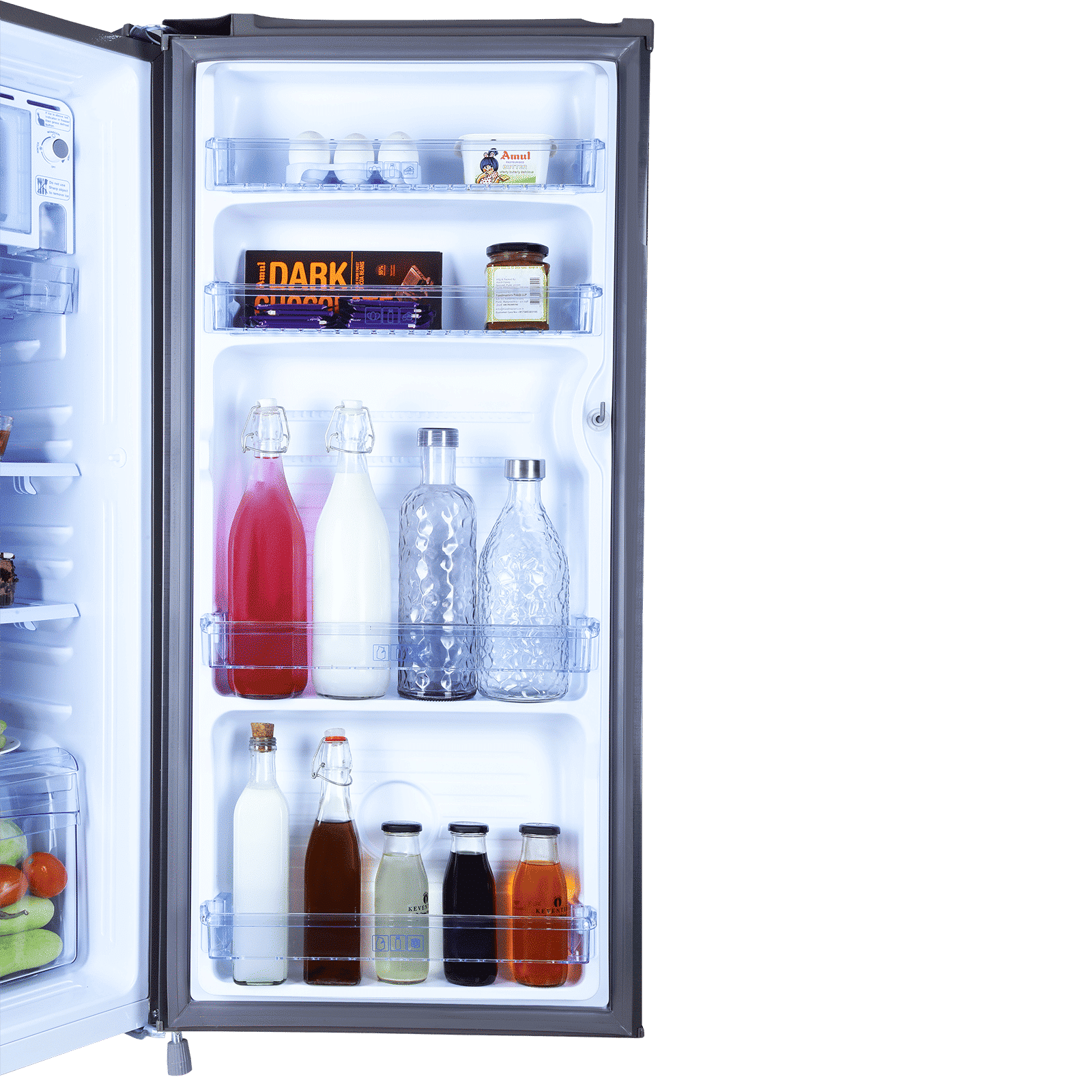 Croma 185 Litres 2 Star Direct Cool Single Door Refrigerator with Anti Fungal Gasket ( Criss Cross Metallic Grey) Croma 185 Litres 2 Star Direct Cool Single Door Refrigerator with Anti Fungal Gasket ( Criss Cross Metallic Grey)_14
