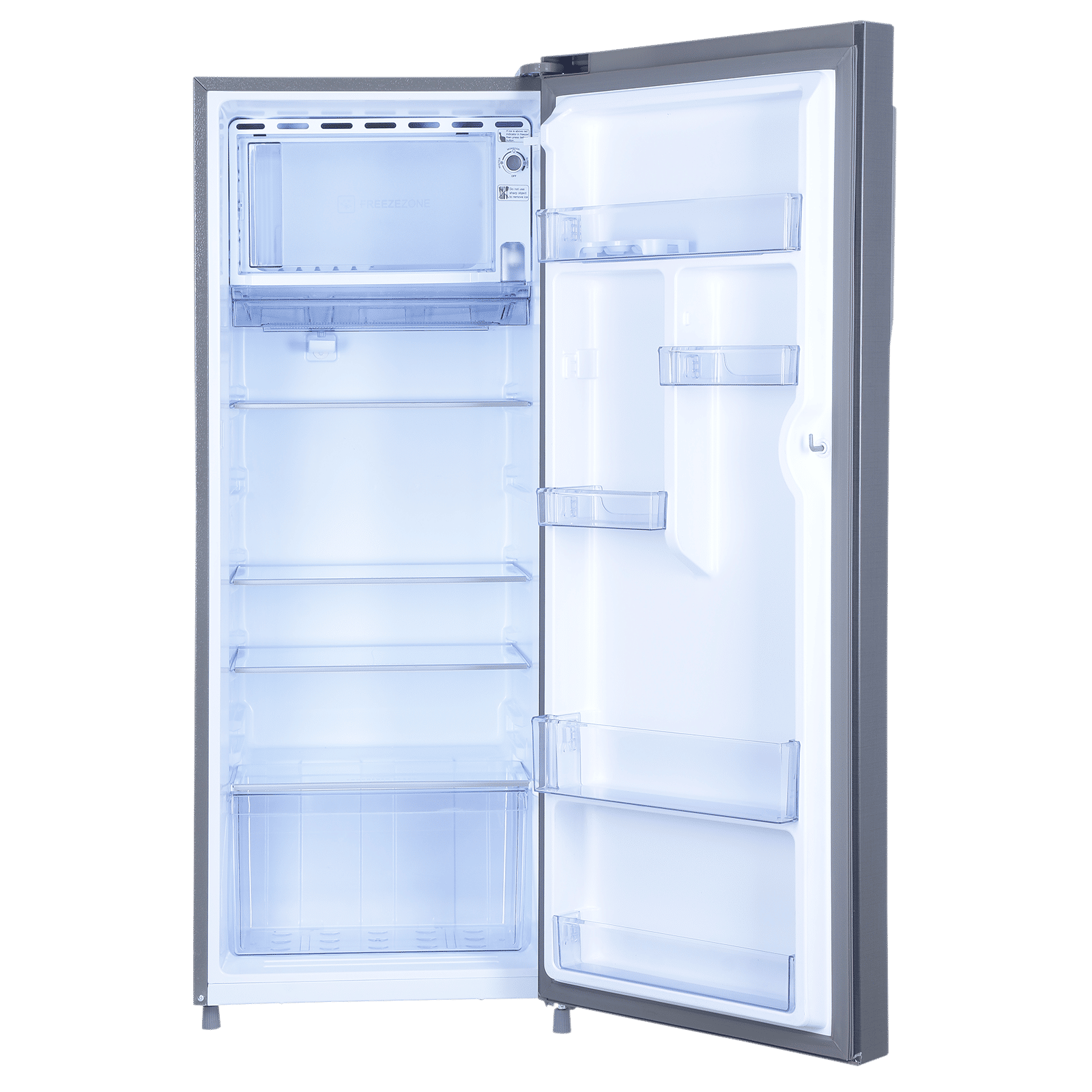 Croma 215 Litres 2 Star Direct Cool Single Door Refrigerator with Anti Fungal Gasket ( Criss Cross Metallic Grey) Croma 215 Litres 2 Star Direct Cool Single Door Refrigerator with Anti Fungal Gasket ( Criss Cross Metallic Grey)_10